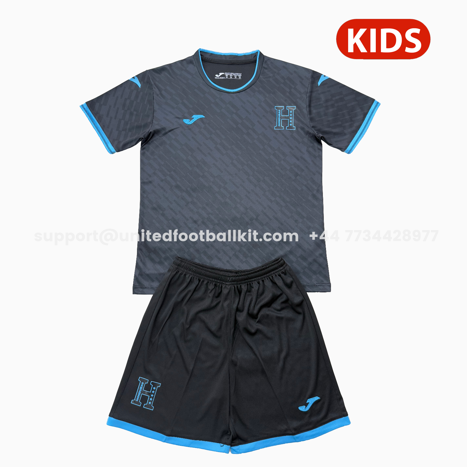 Unitedfootballkit.com | Honduras 2026 Third Kids Kit -Customize Name, Number and Patch | Worldwide Shipping