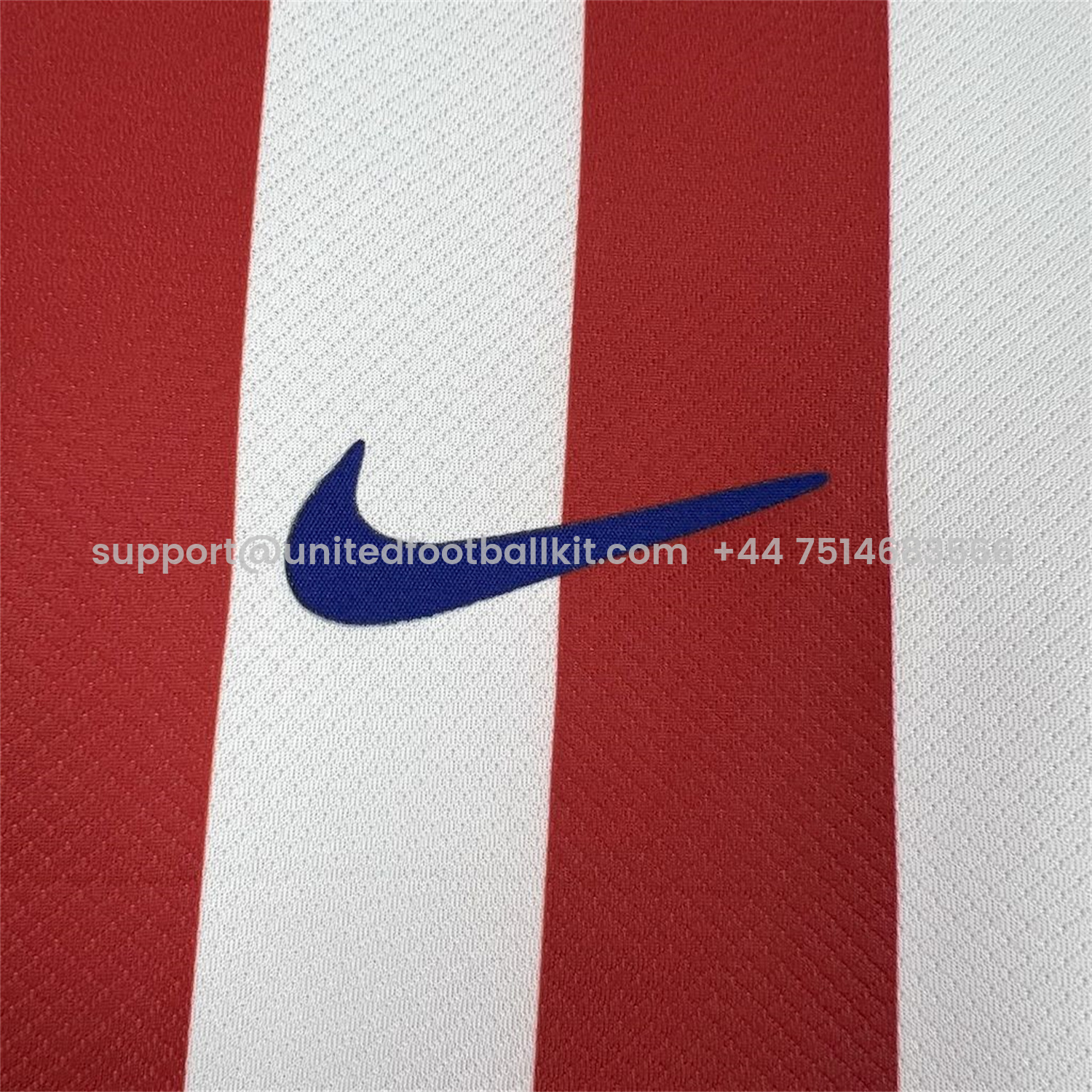 Unitedfootballkit.com | Atletico Madrid 25-26 Home (Informal-release Version) Jersey - Fans Version -Customize Name, Number and Patch | Worldwide Shipping