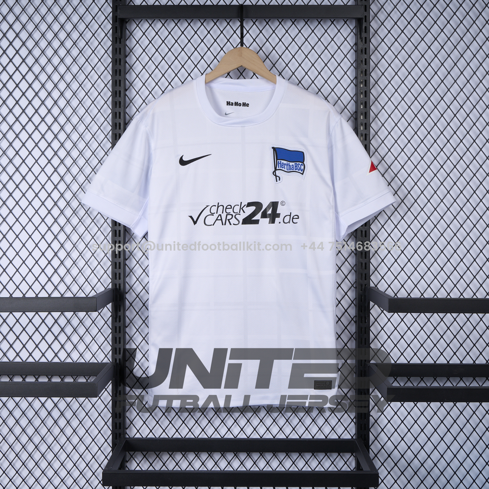 Unitedfootballkit.com | Hertha BSC 24-25 Fourth Jersey - Fans Version -Customize Name, Number and Patch | Worldwide Shipping