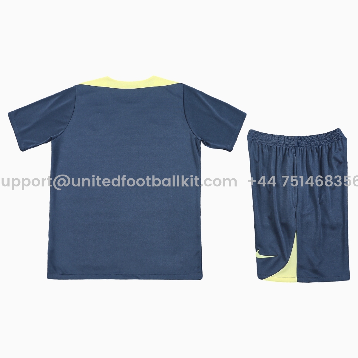 Unitedfootballkit.com | Club América 24-25 Short-Sleeve Training Set - Grey Top & Shorts -Customize Name, Number and Patch | Worldwide Shipping