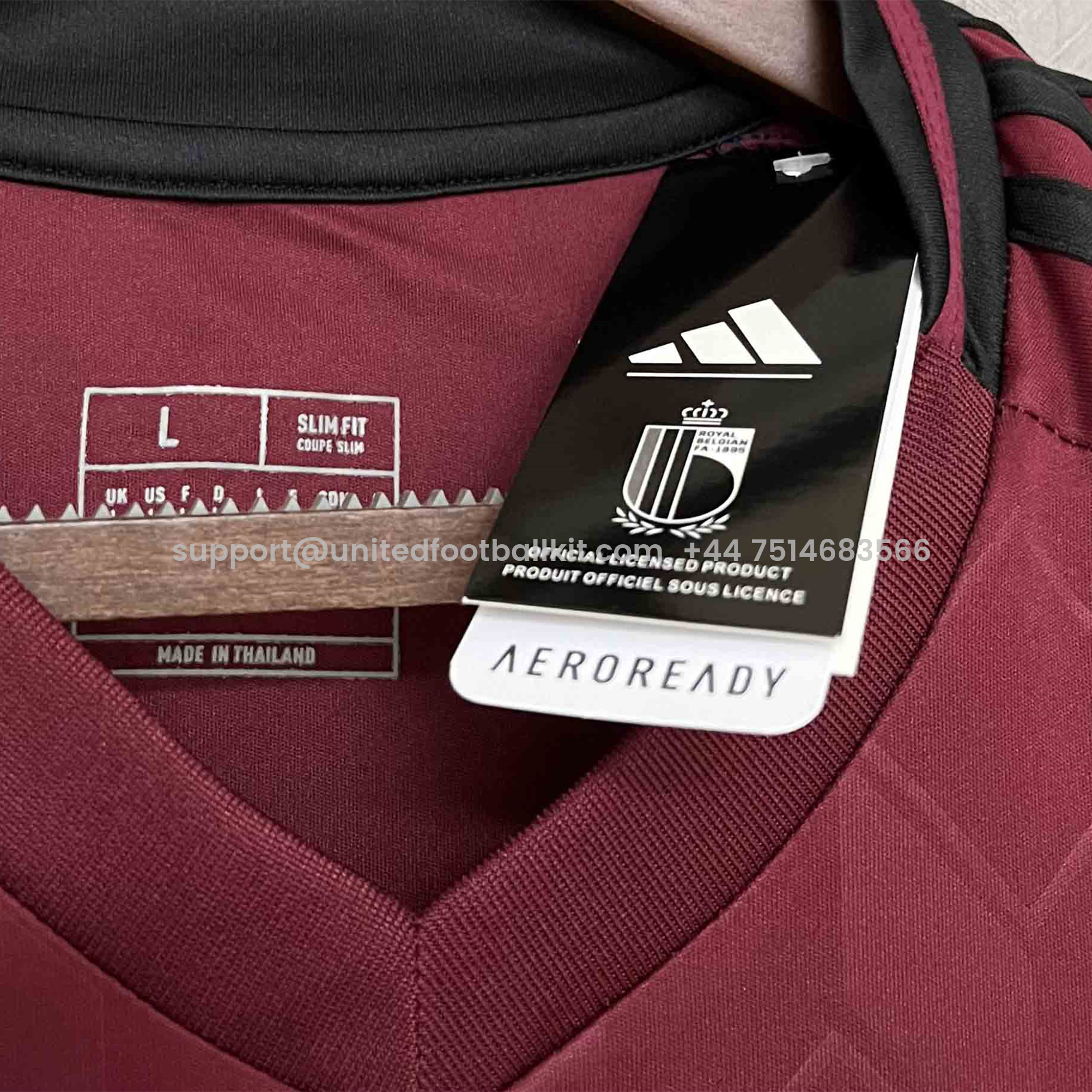 Unitedfootballkit.com | Belgium 2024 Home Stadium Jersey - Fans Version -Customize Name, Number and Patch | Worldwide Shipping