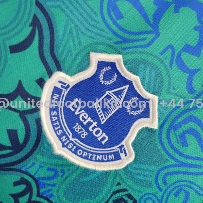 Unitedfootballkit.com | Everton 24-25 Shamrock Pre-match Jersey - Fans Version -Customize Name, Number and Patch | Worldwide Shipping