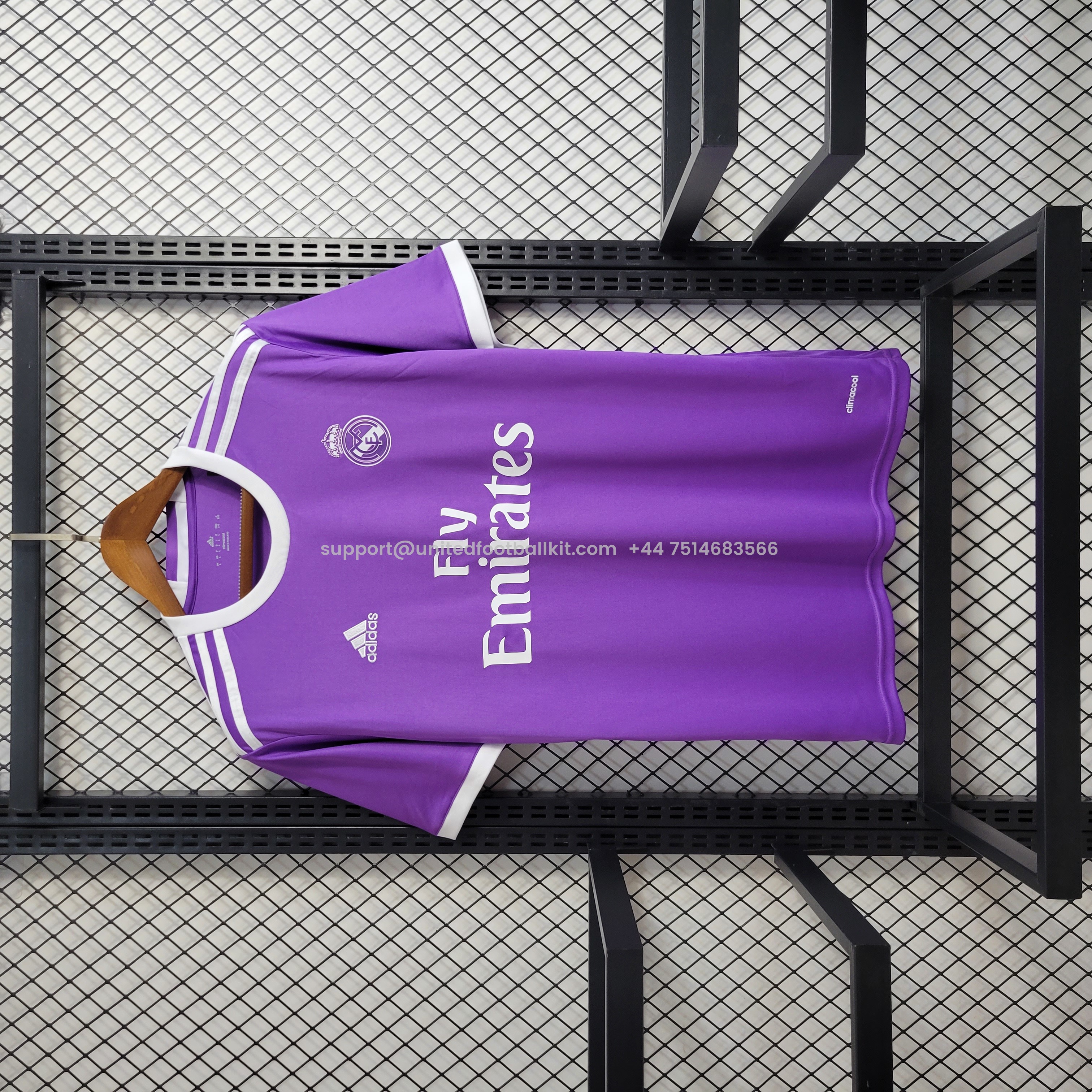 Unitedfootballkit.com | Retro Real Madrid 16-17 Away Jersey - Champions League Final Version -Customize Name, Number and Patch | Worldwide Shipping