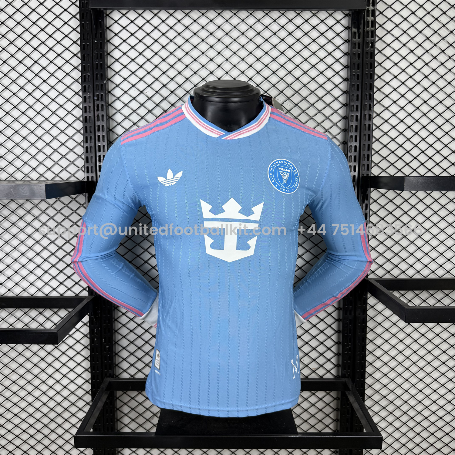 Unitedfootballkit.com | INT M.A.M 25-26 Third Long Sleeves Jersey - Player Version -Customize Name, Number and Patch | Worldwide Shipping