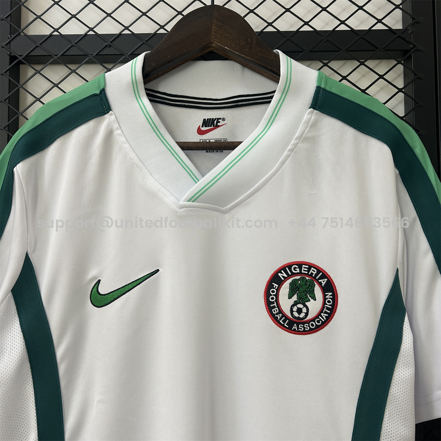 Unitedfootballkit.com | Retro Nigeria 1998 Home Jersey -Customize Name, Number and Patch | Worldwide Shipping