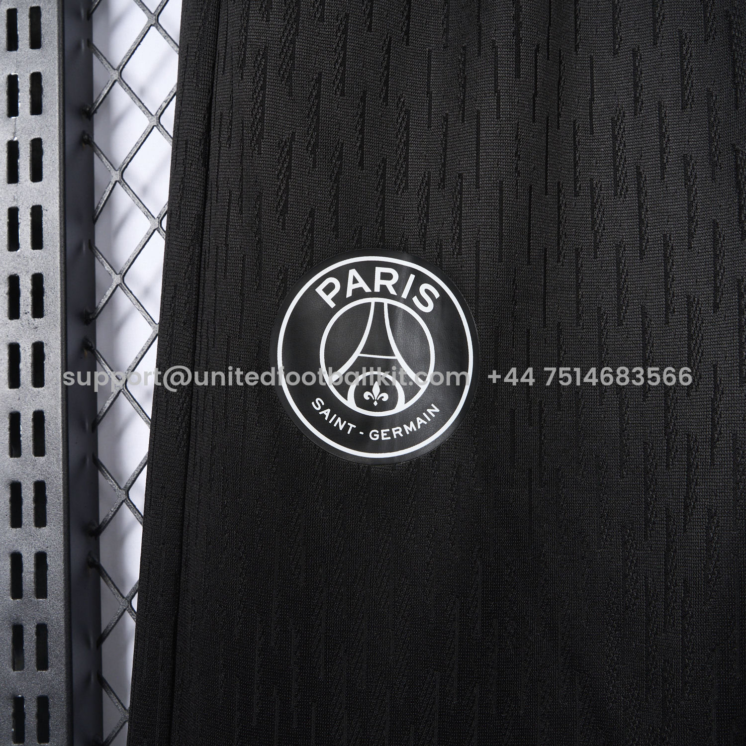 Unitedfootballkit.com | Paris Saint-Germain PSG 24-25 Black Training Pants - Player Version -Customize Name, Number and Patch | Worldwide Shipping