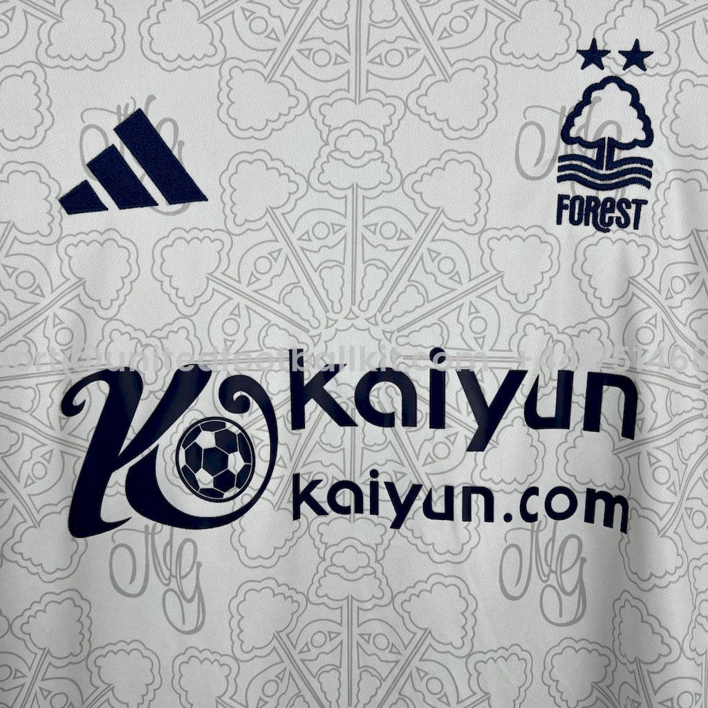 Unitedfootballkit.com | Nottingham Forest 25-26 Away Jersey - Fans Version -Customize Name, Number and Patch | Worldwide Shipping