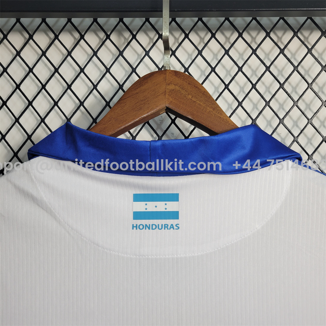 Unitedfootballkit.com | Honduras 2023 Home Stadium Jersey - Fans Version -Customize Name, Number and Patch | Worldwide Shipping
