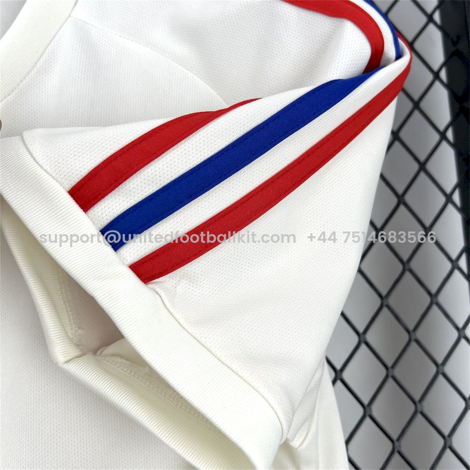 Unitedfootballkit.com | Lyon 25-26 75-Year Anniversary White Jersey - Fans Version -Customize Name, Number and Patch | Worldwide Shipping