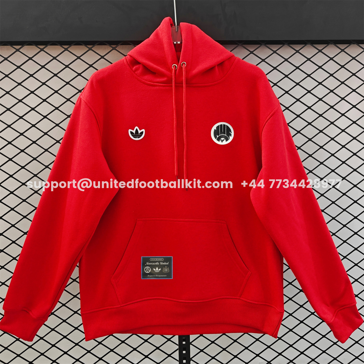 Unitedfootballkit.com | Newcastle United 25-26 Originals Terrace Icon Unisex Pullover Hoodie -Customize Name, Number and Patch | Worldwide Shipping