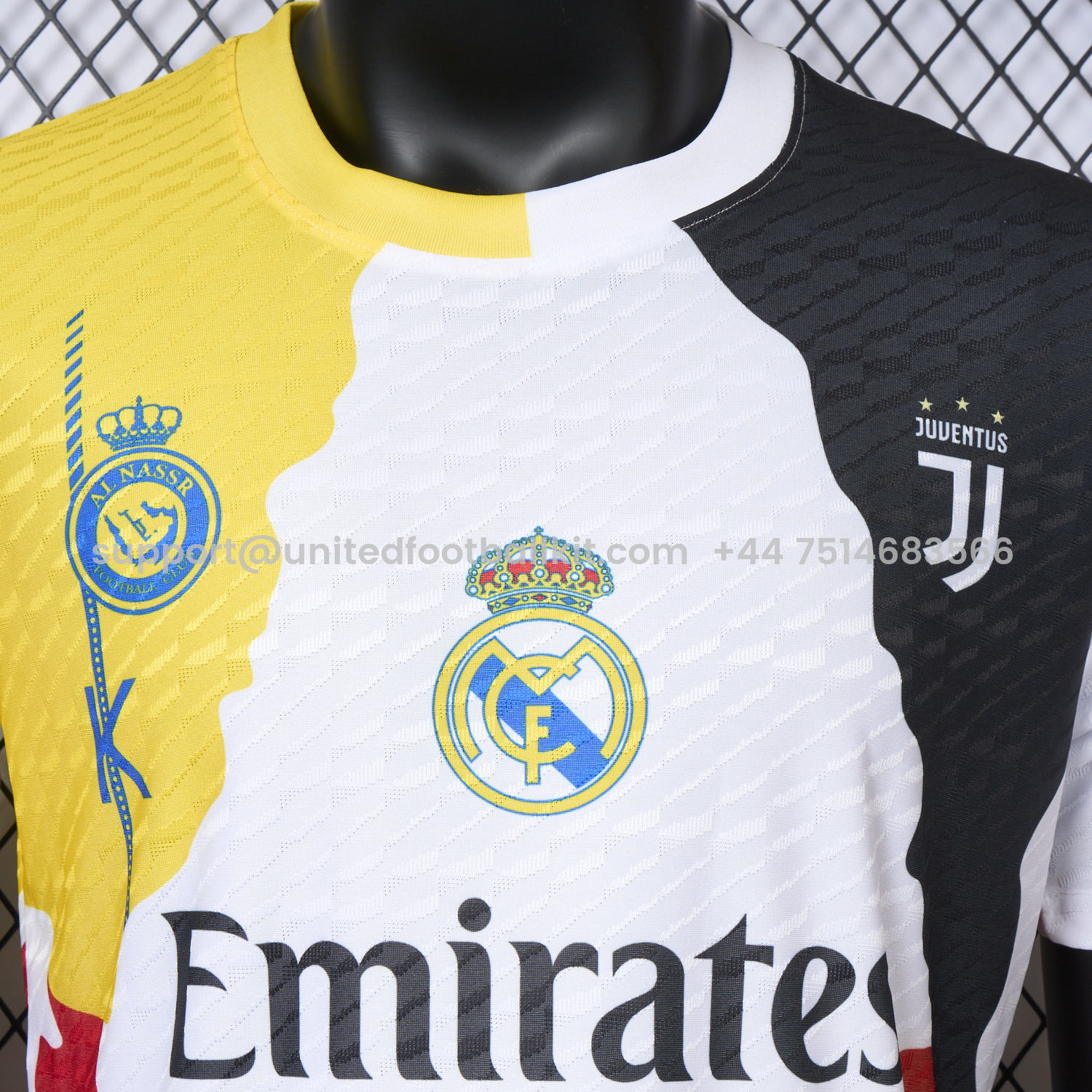Unitedfootballkit.com | Cristiano Ronaldo Career Commemorative Jersey Real Madrid Manchester United Juventus Portugal Al Nassr Sporting CP - Player Version -Customize Name, Number and Patch | Worldwide Shipping