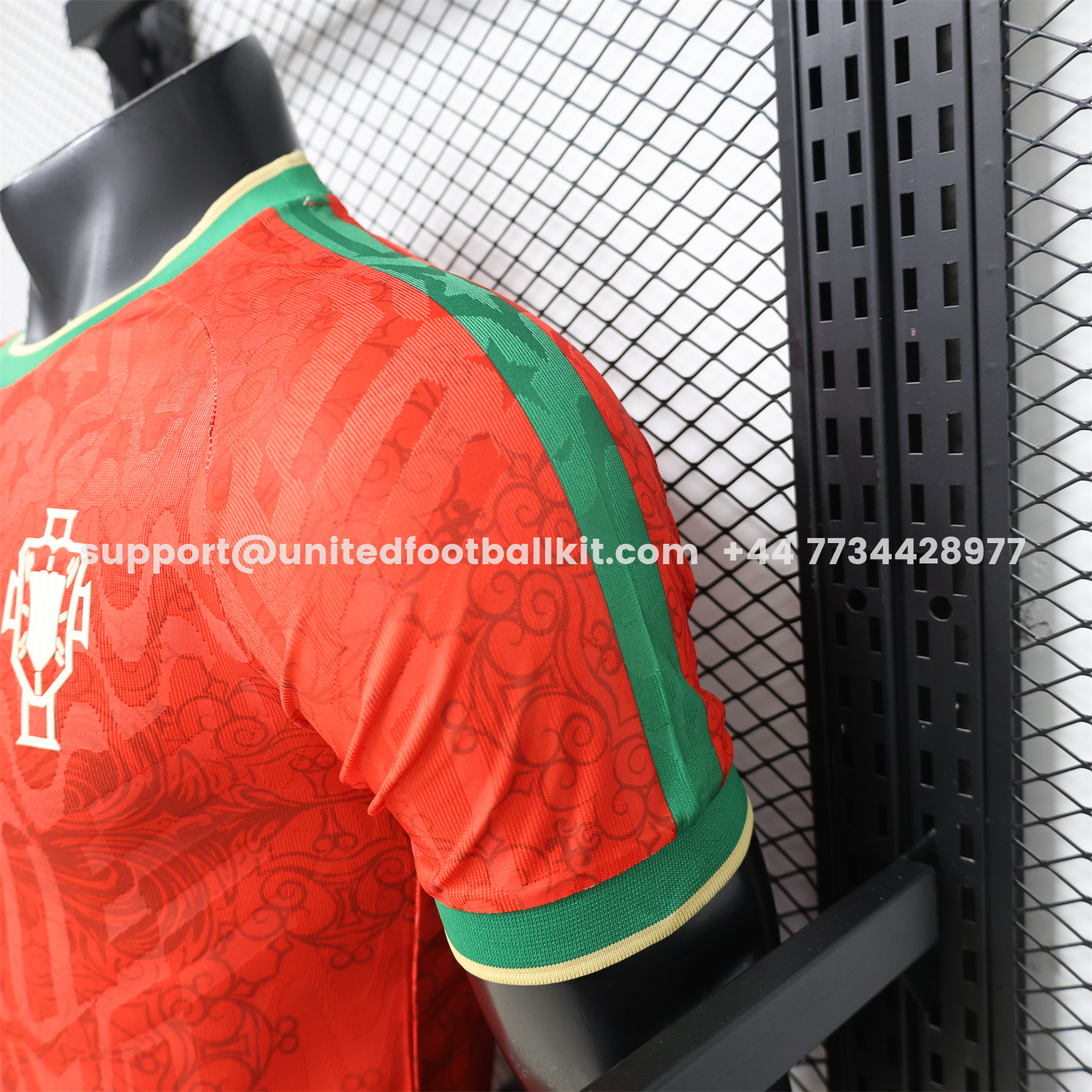 Unitedfootballkit.com | Portugal 2026 Cross Red Special Jersey - Player Version -Customize Name, Number and Patch | Worldwide Shipping