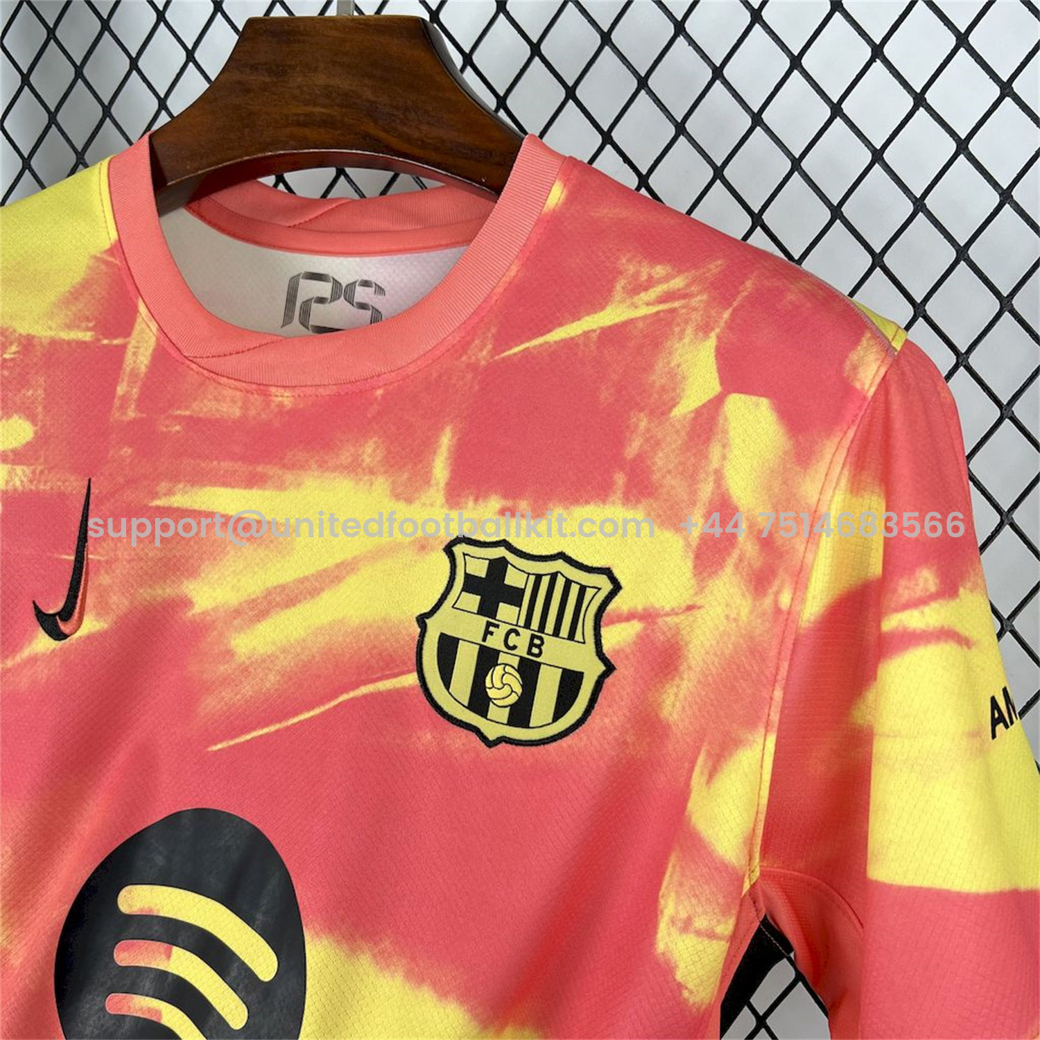 Unitedfootballkit.com | Barcelona 25-26 Yellow and Orange Camouflage Jersey - Fans Version -Customize Name, Number and Patch | Worldwide Shipping