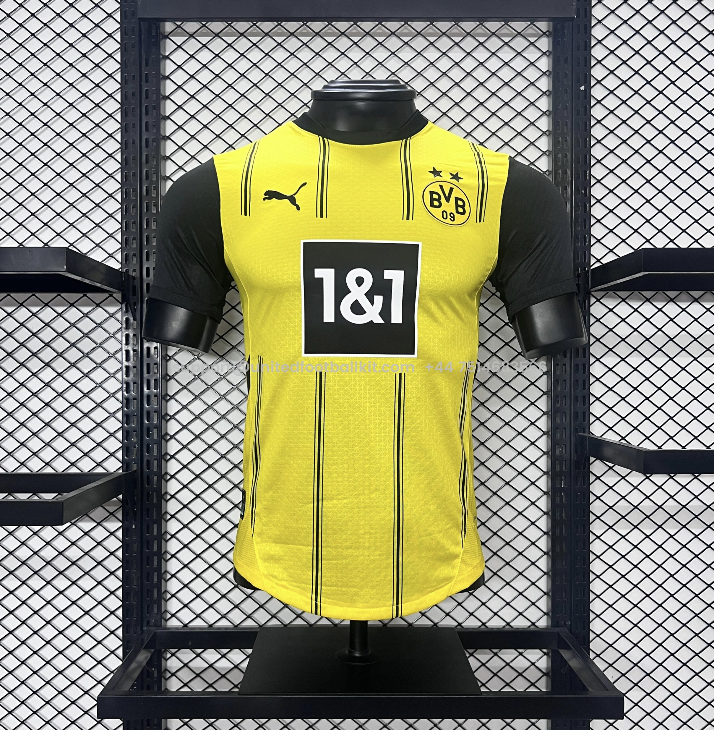 Unitedfootballkit.com | Dortmund 24-25 Home Stadium Jersey - Player Version -Customize Name, Number and Patch | Worldwide Shipping