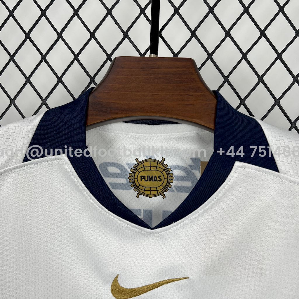 Unitedfootballkit.com | Pumas UNAM 25-26 Home Kids Kit -Customize Name, Number and Patch | Worldwide Shipping
