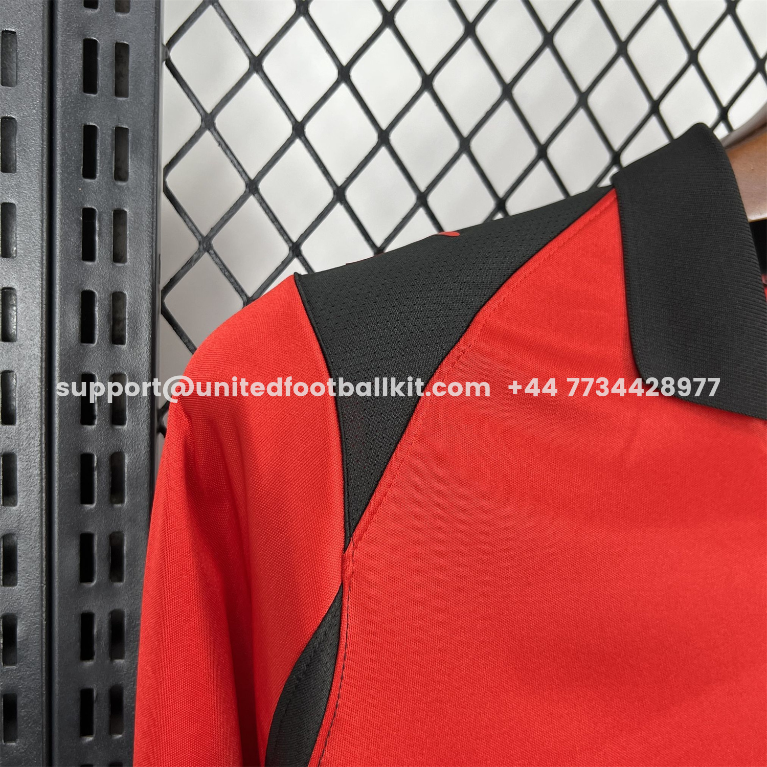 Unitedfootballkit.com | AC Milan 25-26 Fourth Red Long Sleeves Jersey - Fans Version -Customize Name, Number and Patch | Worldwide Shipping