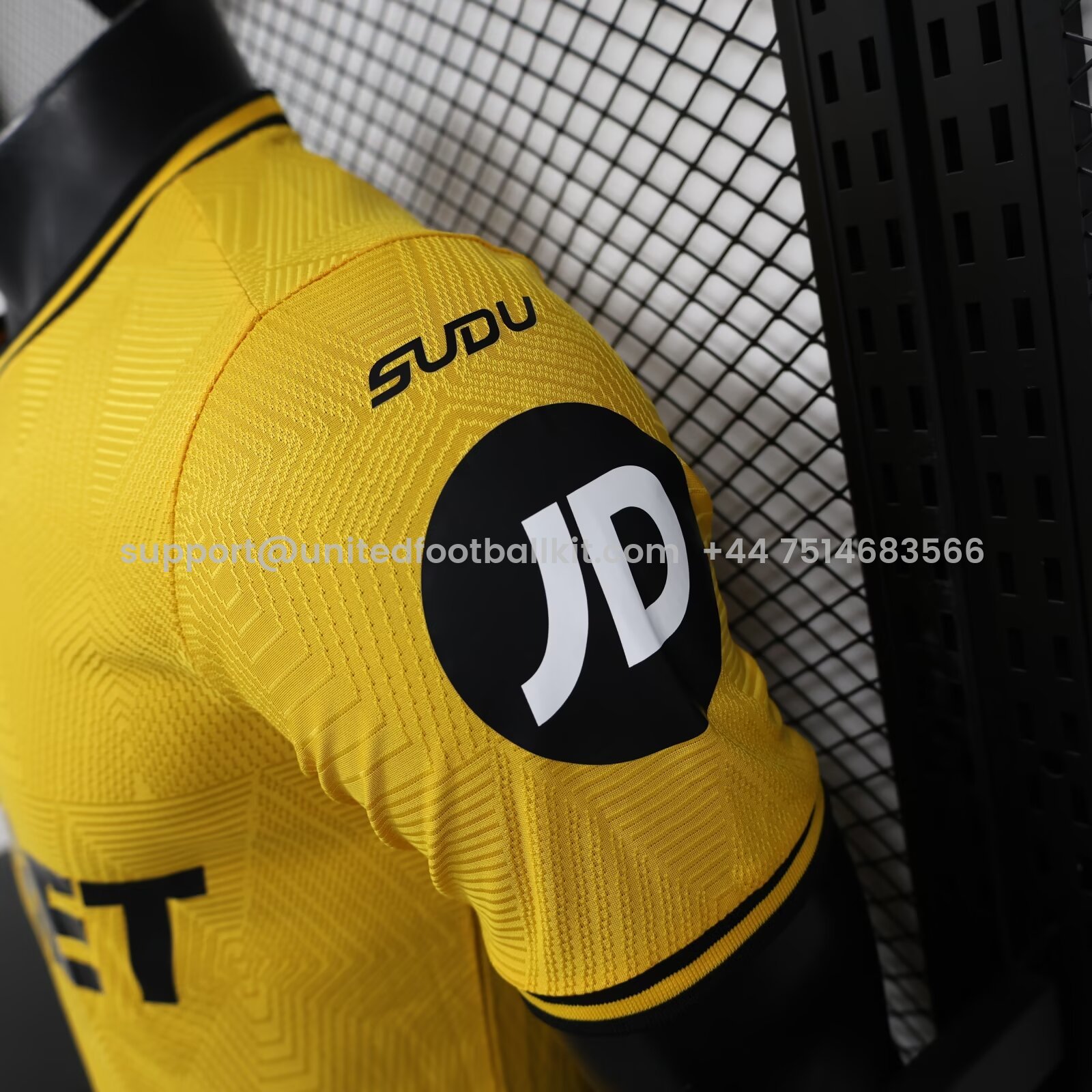 Unitedfootballkit.com | Wolverhampton Wanderers Wolves 24-25 Home Jersey - Player Version -Customize Name, Number and Patch | Worldwide Shipping
