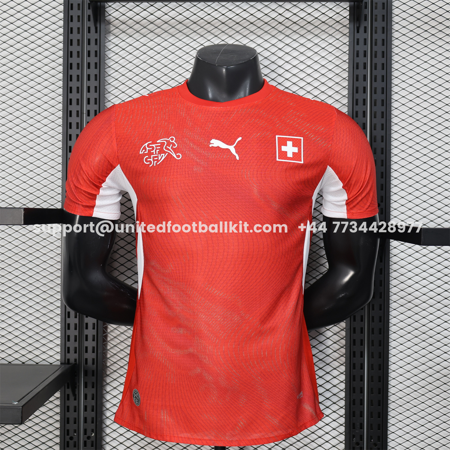 Unitedfootballkit.com | Switzerland 2026 Home Jersey - Player Version -Customize Name, Number and Patch | Worldwide Shipping