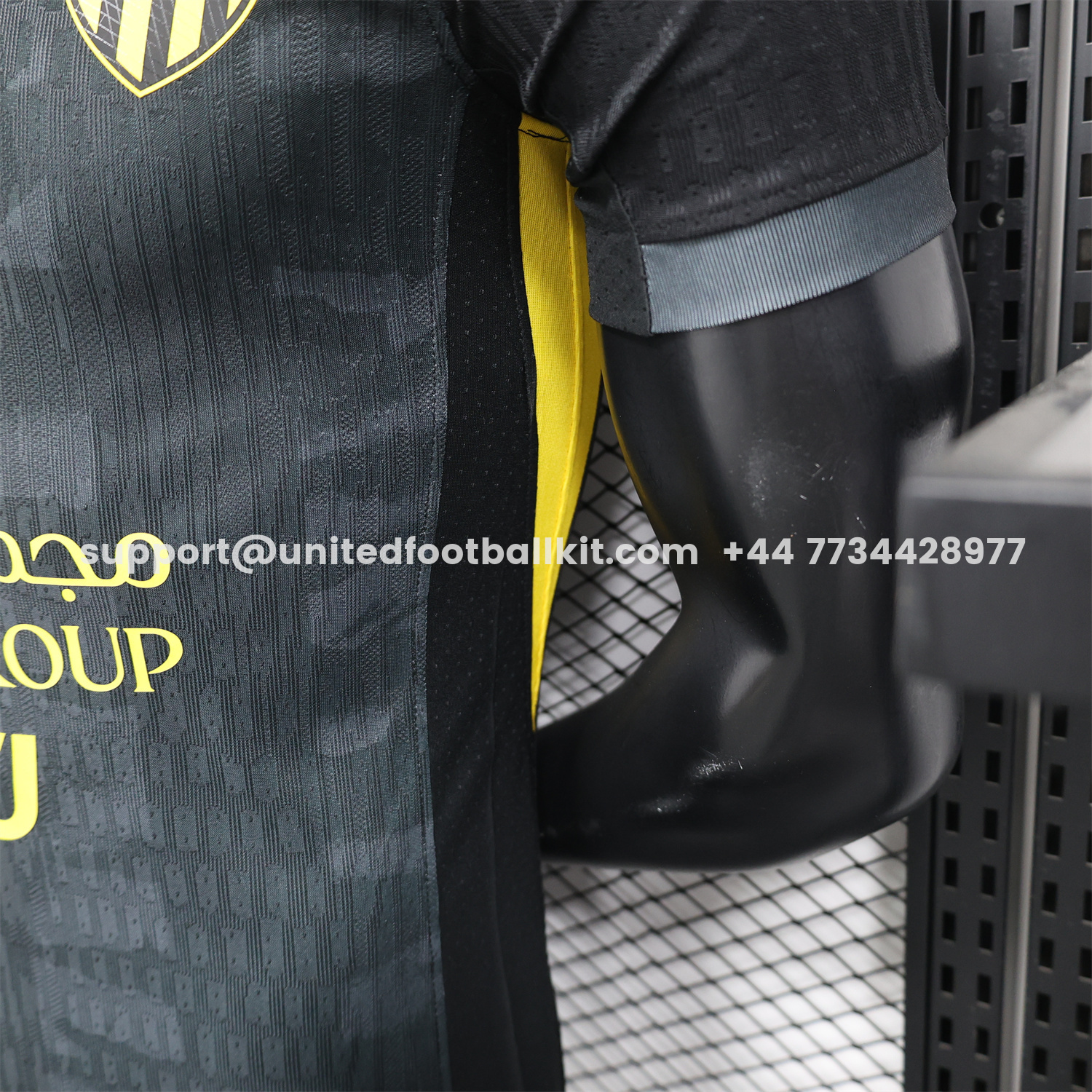 Unitedfootballkit.com | Al Ittihad Jeddah United 25-26 Third Jersey With Chest Sponsor - Player Version -Customize Name, Number and Patch | Worldwide Shipping