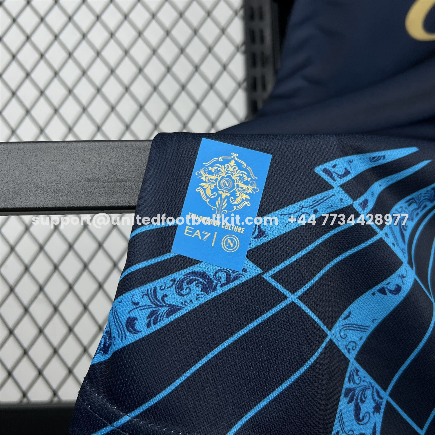 Unitedfootballkit.com | Napoli 25-26 CocaCola Dark Blue Special Jersey - Fans Version -Customize Name, Number and Patch | Worldwide Shipping