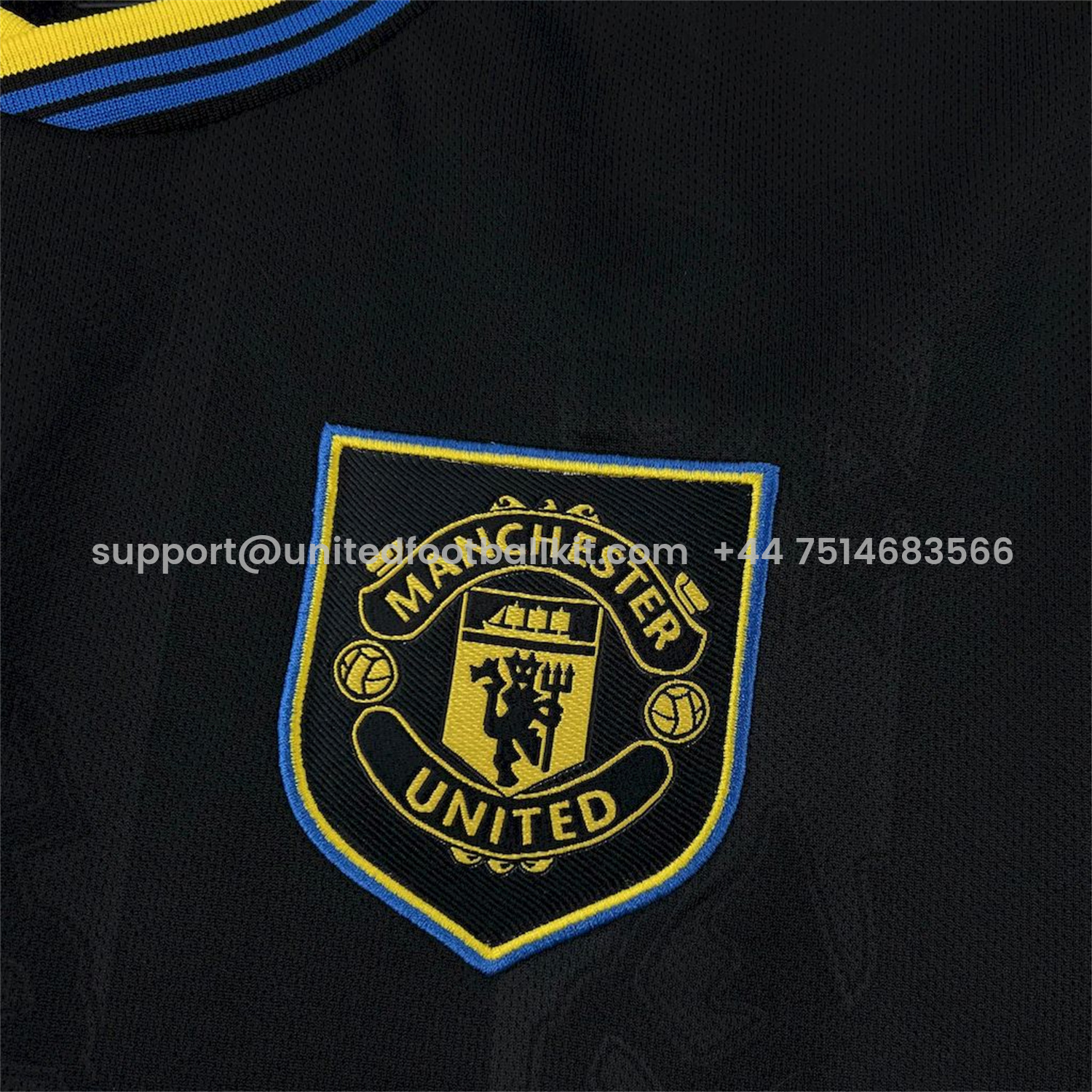 Unitedfootballkit.com | Manchester United 25-26 Third Black Jersey - Fans Version -Customize Name, Number and Patch | Worldwide Shipping