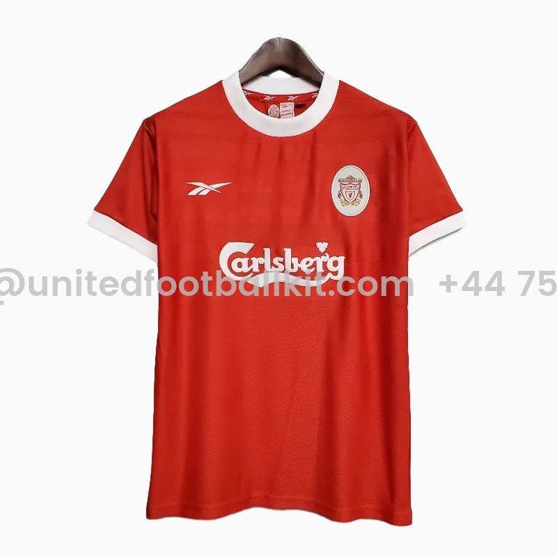 Unitedfootballkit.com | Retro Liver.pool 1998-00 Home Stadium Jersey -Customize Name, Number and Patch | Worldwide Shipping