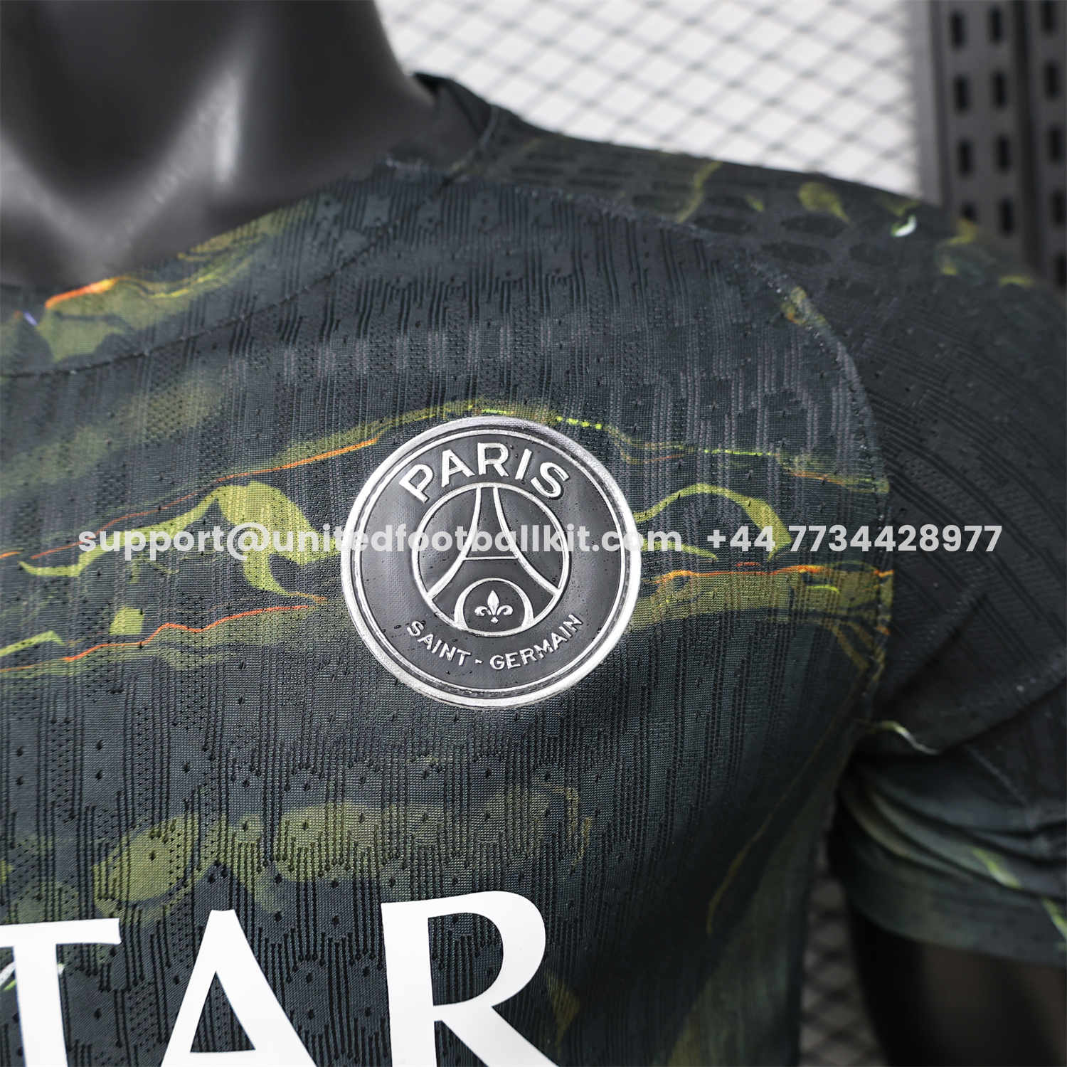 Unitedfootballkit.com | Paris Saint-Germain PSG 25-26 Night Version Fifth Jersey - Player Version -Customize Name, Number and Patch | Worldwide Shipping