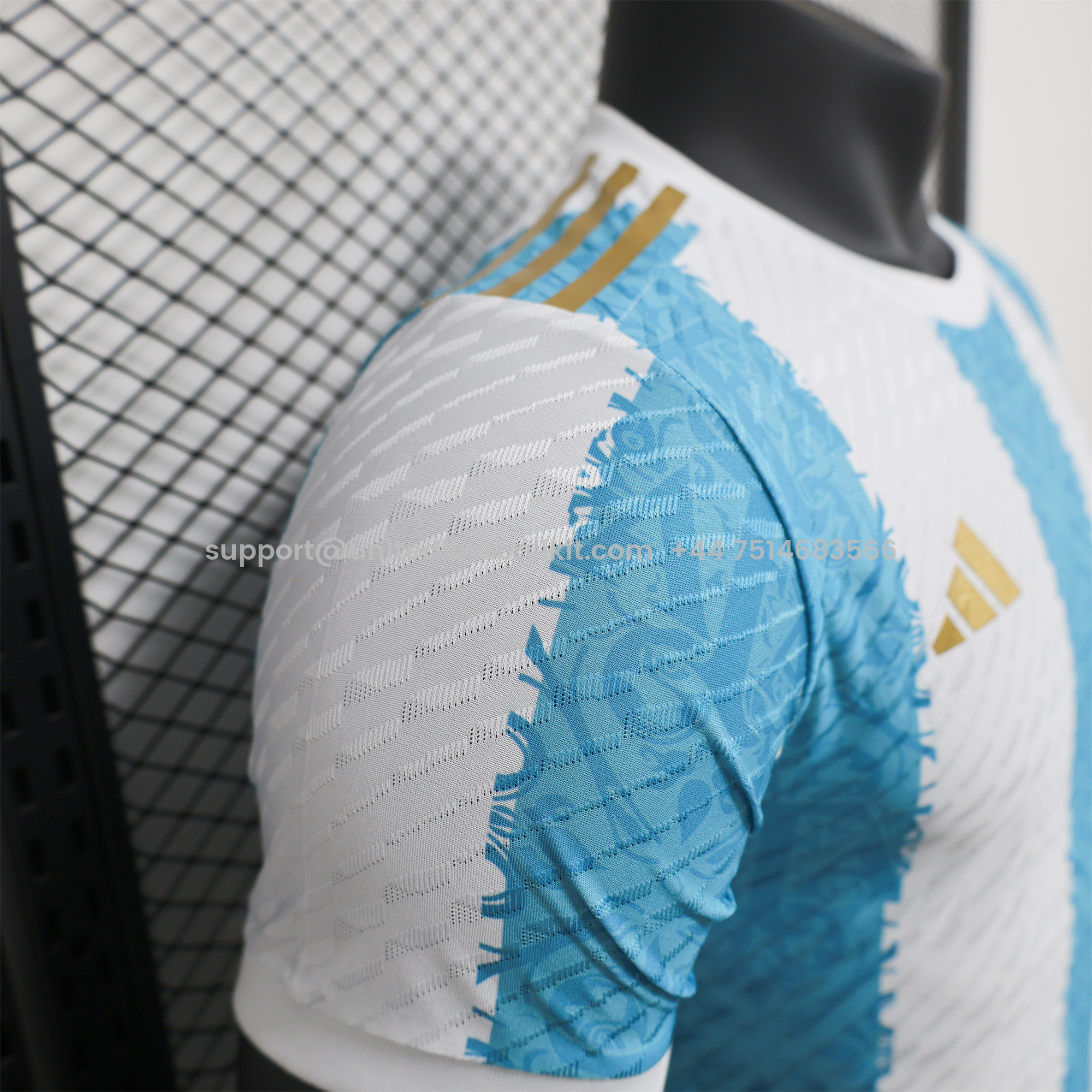 Unitedfootballkit.com | Argentina 2024 Blue and White Stripes Special Edition Jersey - Player Version -Customize Name, Number and Patch | Worldwide Shipping