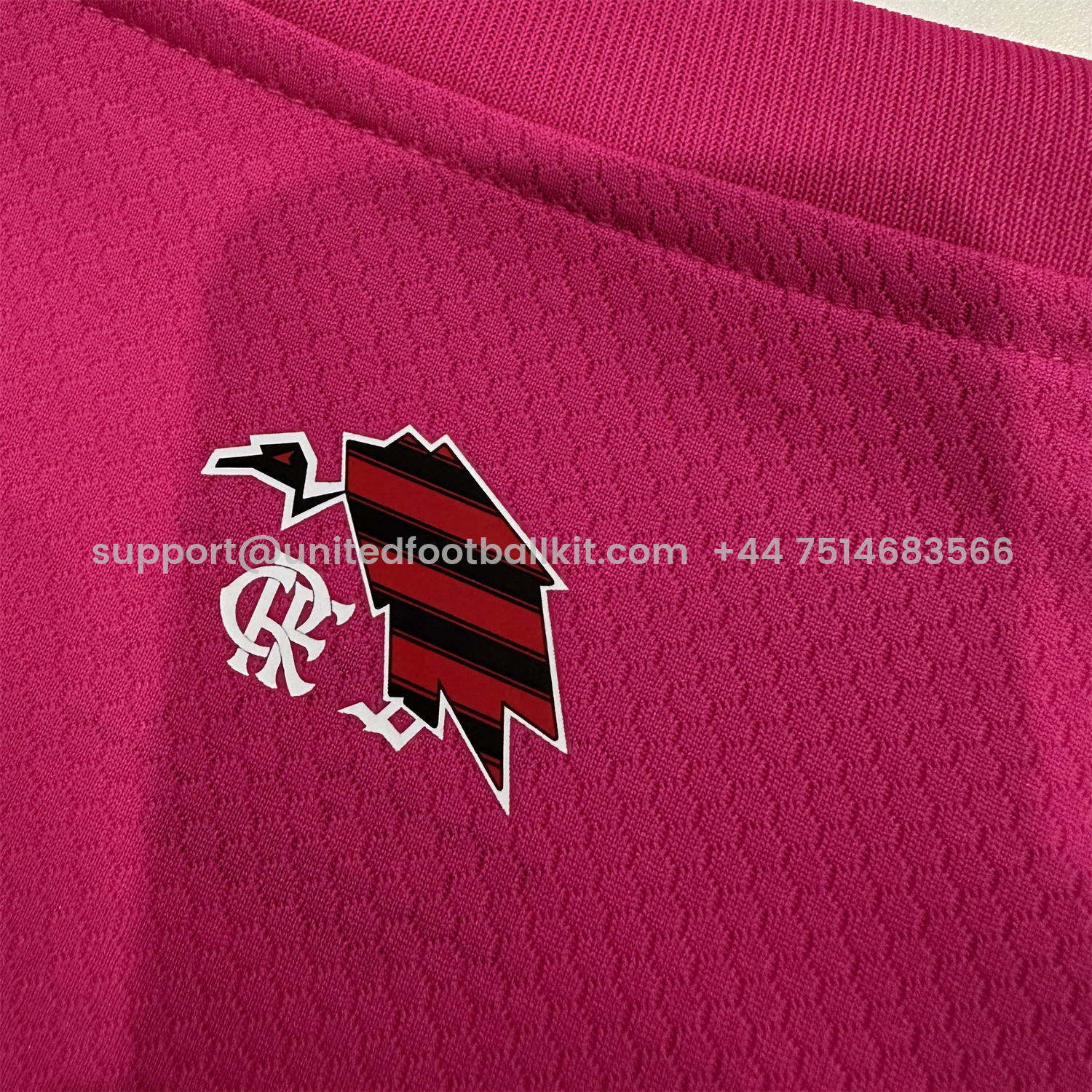 Unitedfootballkit.com | Flamengo 25-26 Pink Goalkeeper Jersey - Fans Version -Customize Name, Number and Patch | Worldwide Shipping