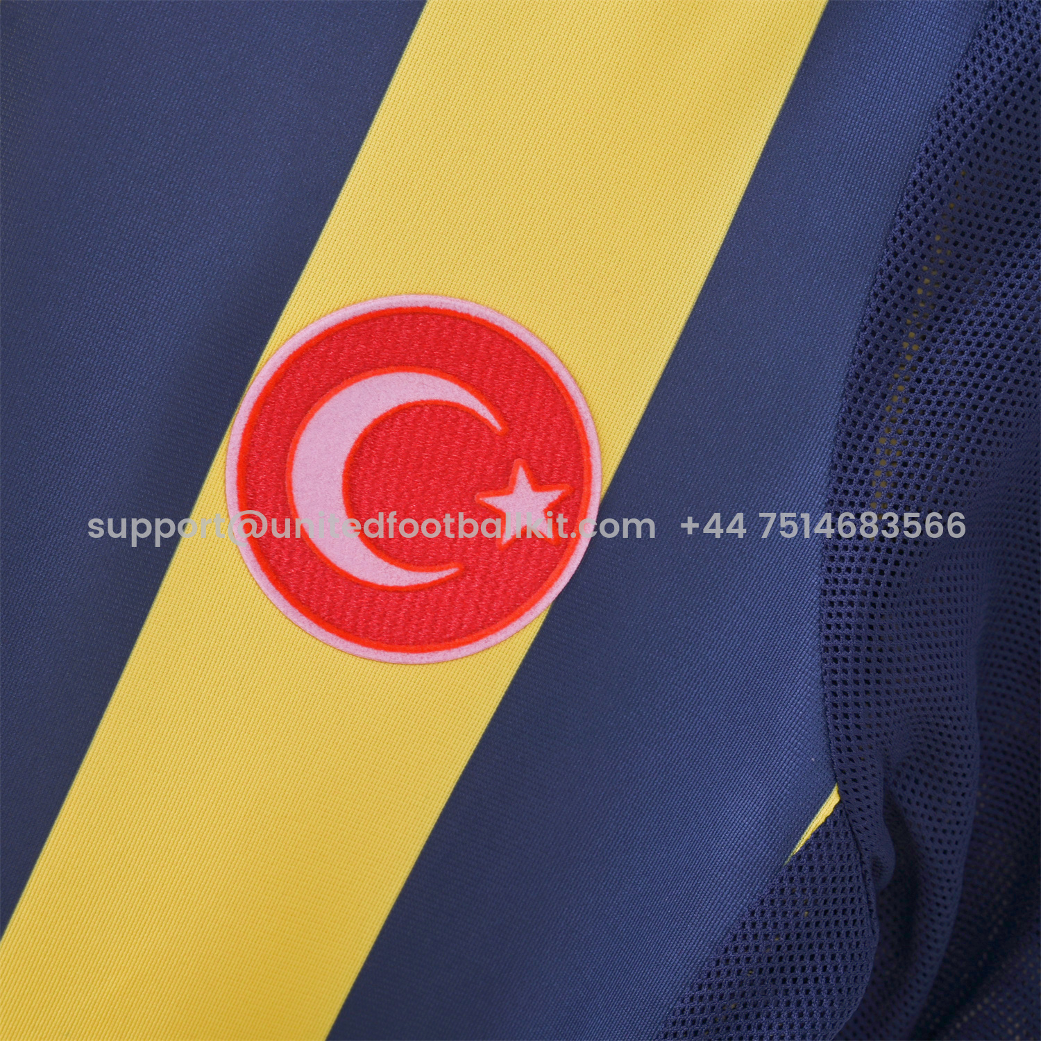Unitedfootballkit.com | Retro Fenerbahce 2005-06 Home Jersey -Customize Name, Number and Patch | Worldwide Shipping