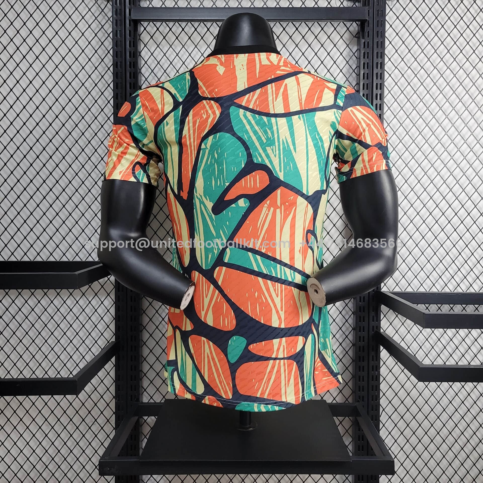 Unitedfootballkit.com | Arsenal 24-25 Red Green Pre-match Jersey - Player Version -Customize Name, Number and Patch | Worldwide Shipping