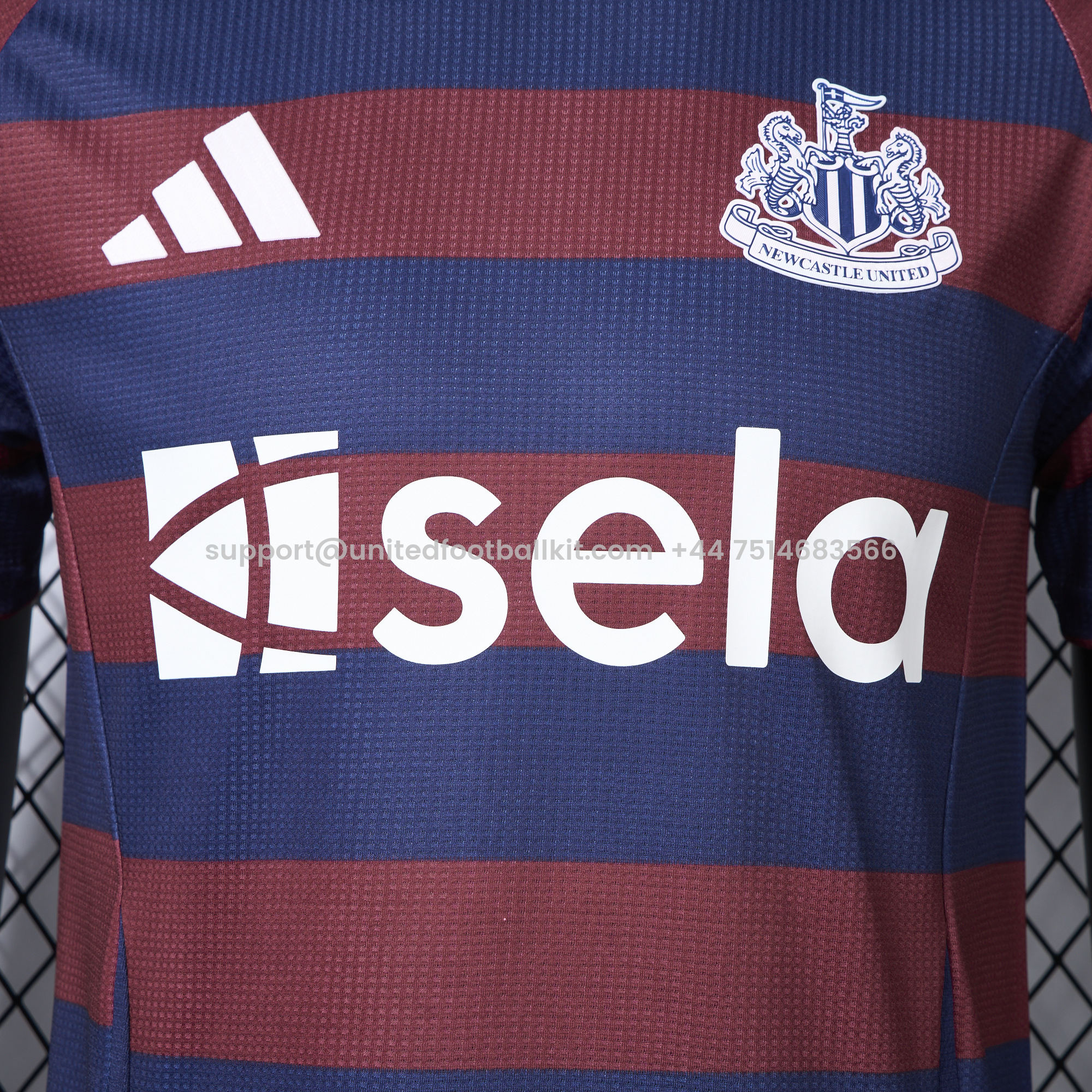 Unitedfootballkit.com | Newcastle United 24-25 Away Jersey - Player Version -Customize Name, Number and Patch | Worldwide Shipping