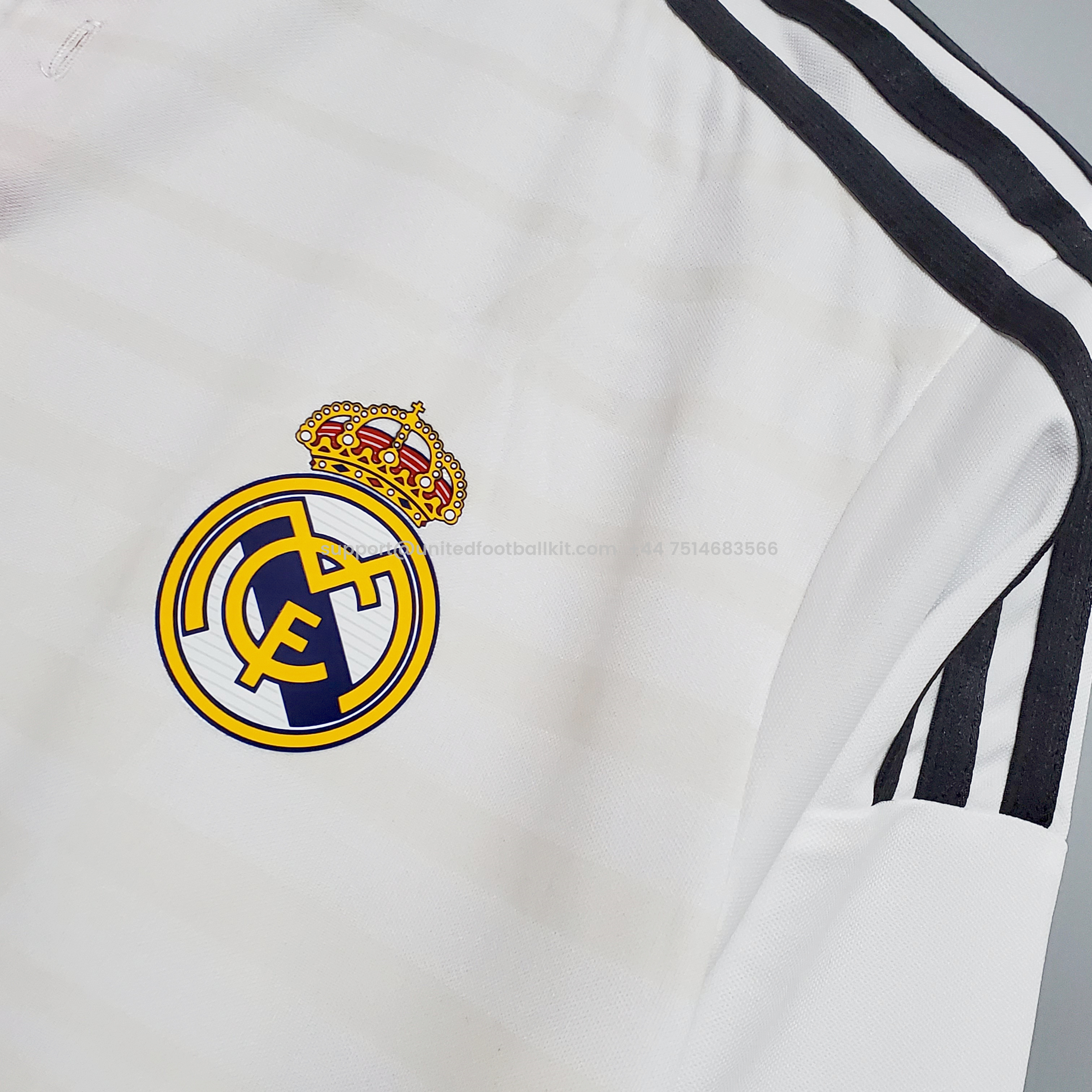 Unitedfootballkit.com | Retro Real Madrid 14-15 Home Stadium Long Sleeve Jersey -Customize Name, Number and Patch | Worldwide Shipping