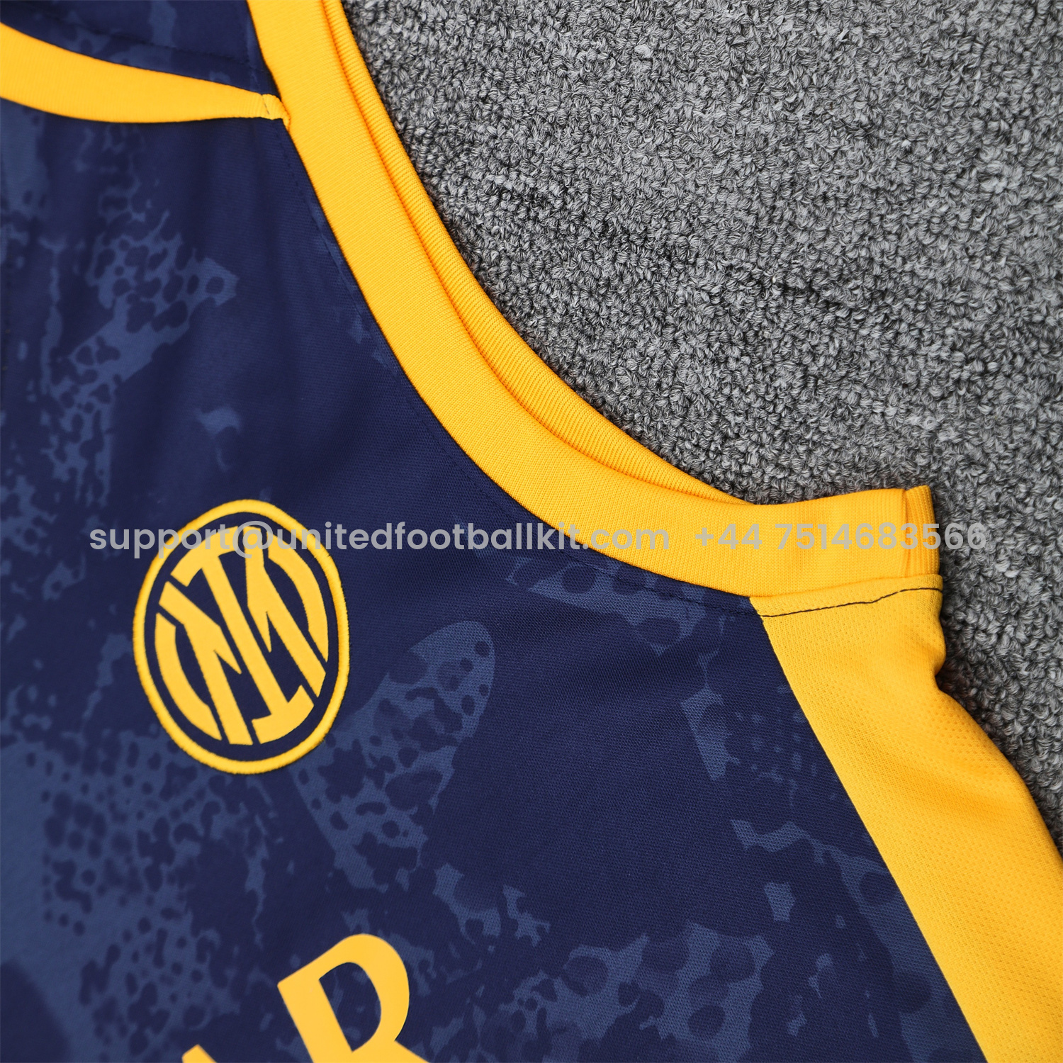 Unitedfootballkit.com | Inter Milan 25-26 Vest Training Set - Deep Blue Camouflage -Customize Name, Number and Patch | Worldwide Shipping