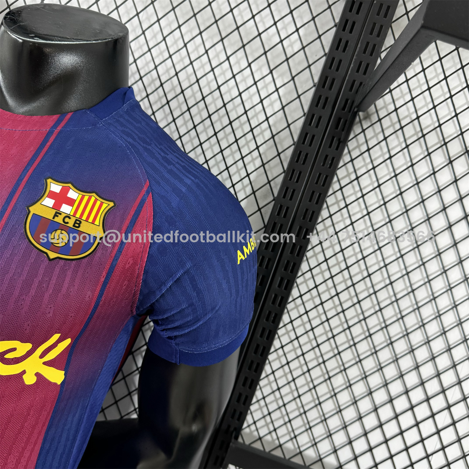 Unitedfootballkit.com | Barcelona x Travis Scott 25-26 Home Special Edition Jersey - Player Version -Customize Name, Number and Patch | Worldwide Shipping