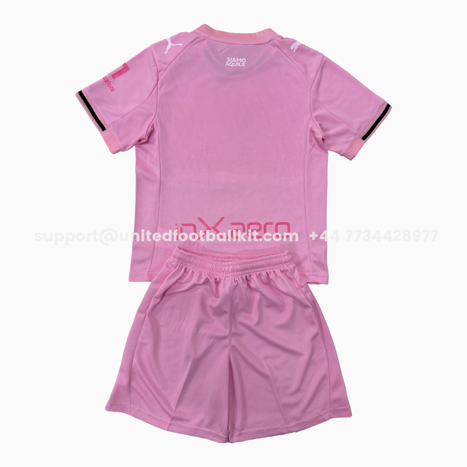 Unitedfootballkit.com | Palermo 25-26 Home Men's Adult Jersey Set - Fans Version -Customize Name, Number and Patch | Worldwide Shipping