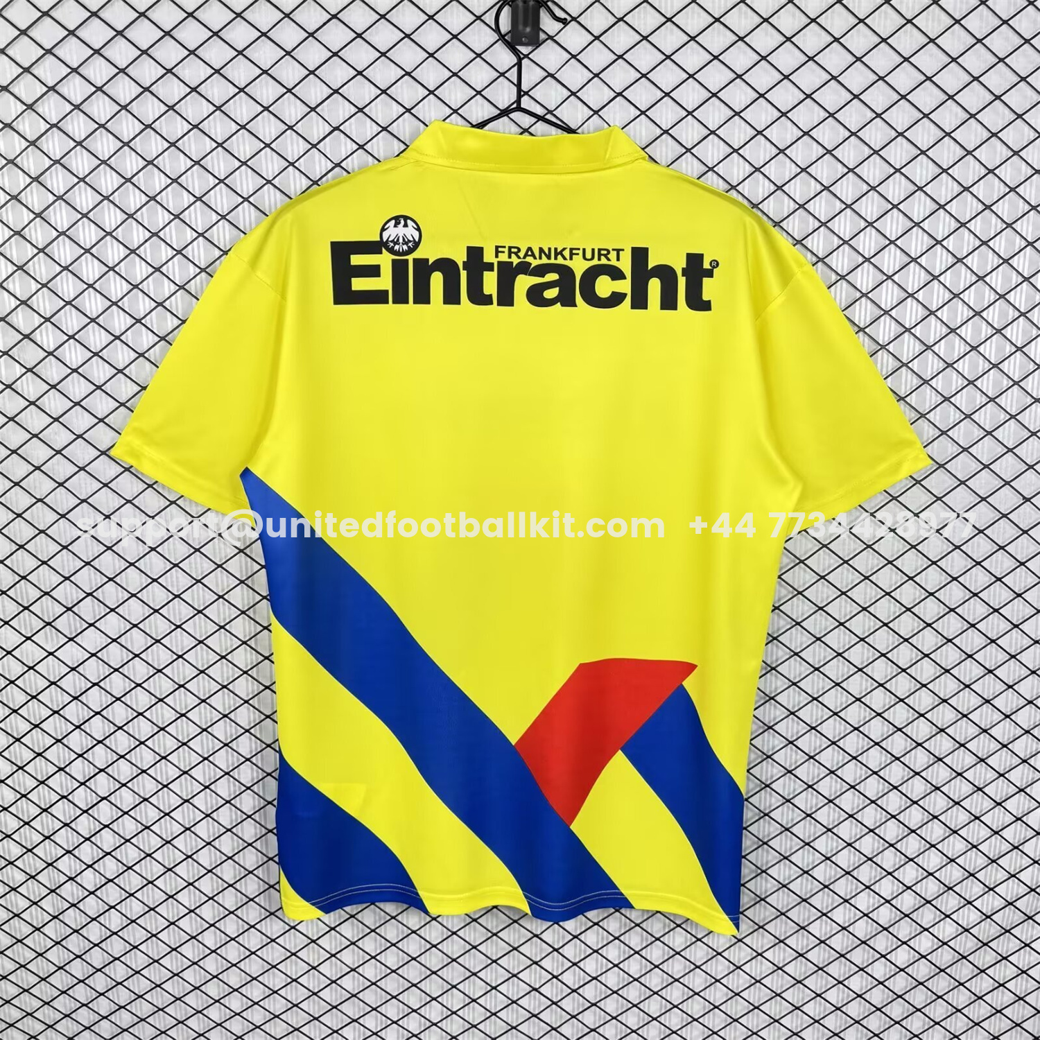 Unitedfootballkit.com | Retro Frankfurt 1993-96 Away Jersey -Customize Name, Number and Patch | Worldwide Shipping