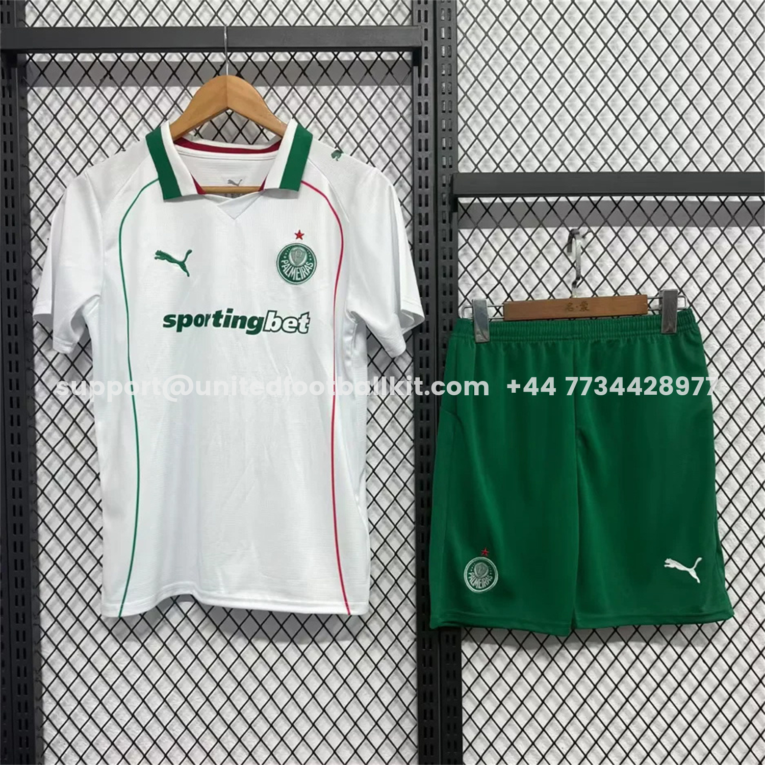 Unitedfootballkit.com | Palmeiras 26-27 Away Kids Kit -Customize Name, Number and Patch | Worldwide Shipping