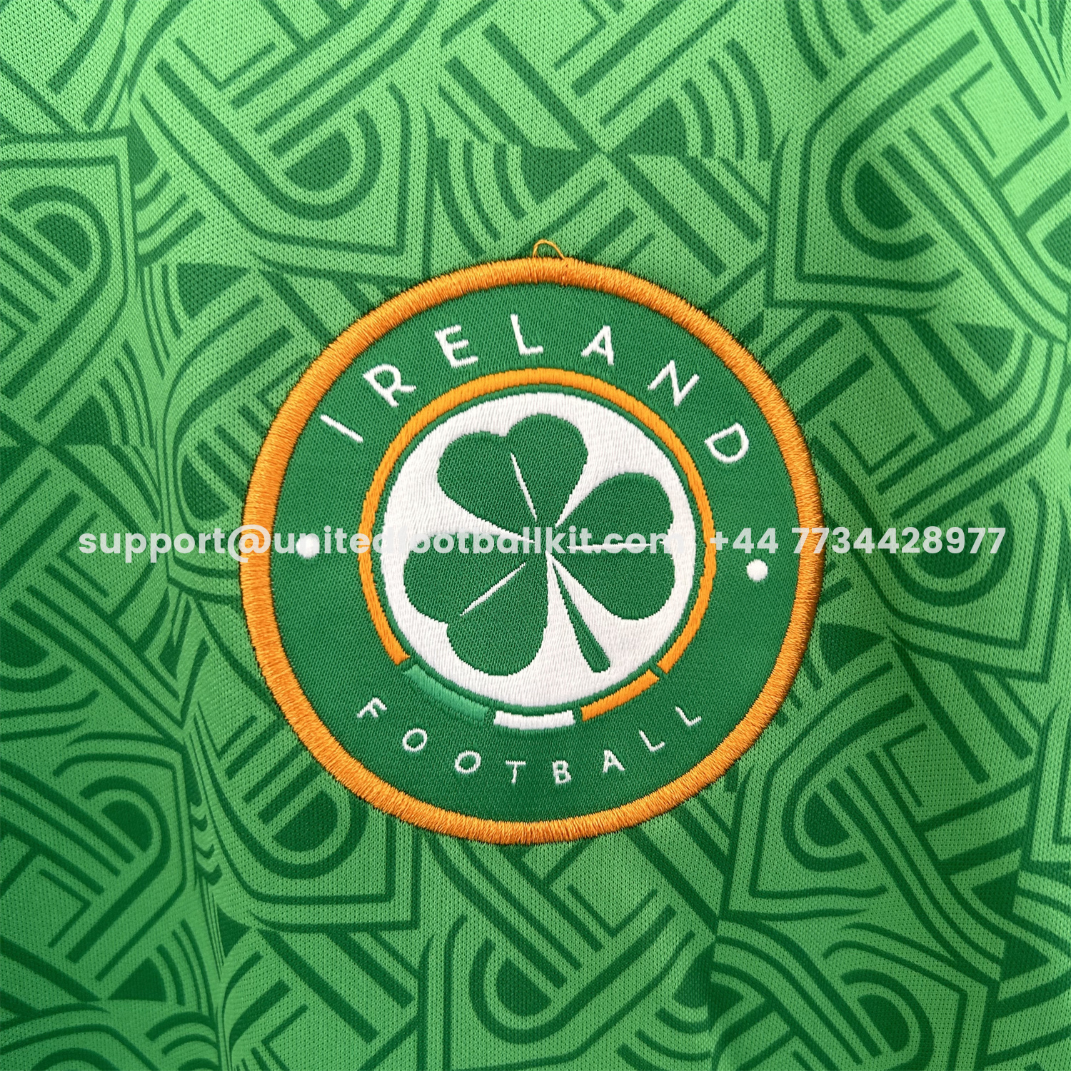 Unitedfootballkit.com | Ireland 2024 Home Jersey - Fans Version -Customize Name, Number and Patch | Worldwide Shipping