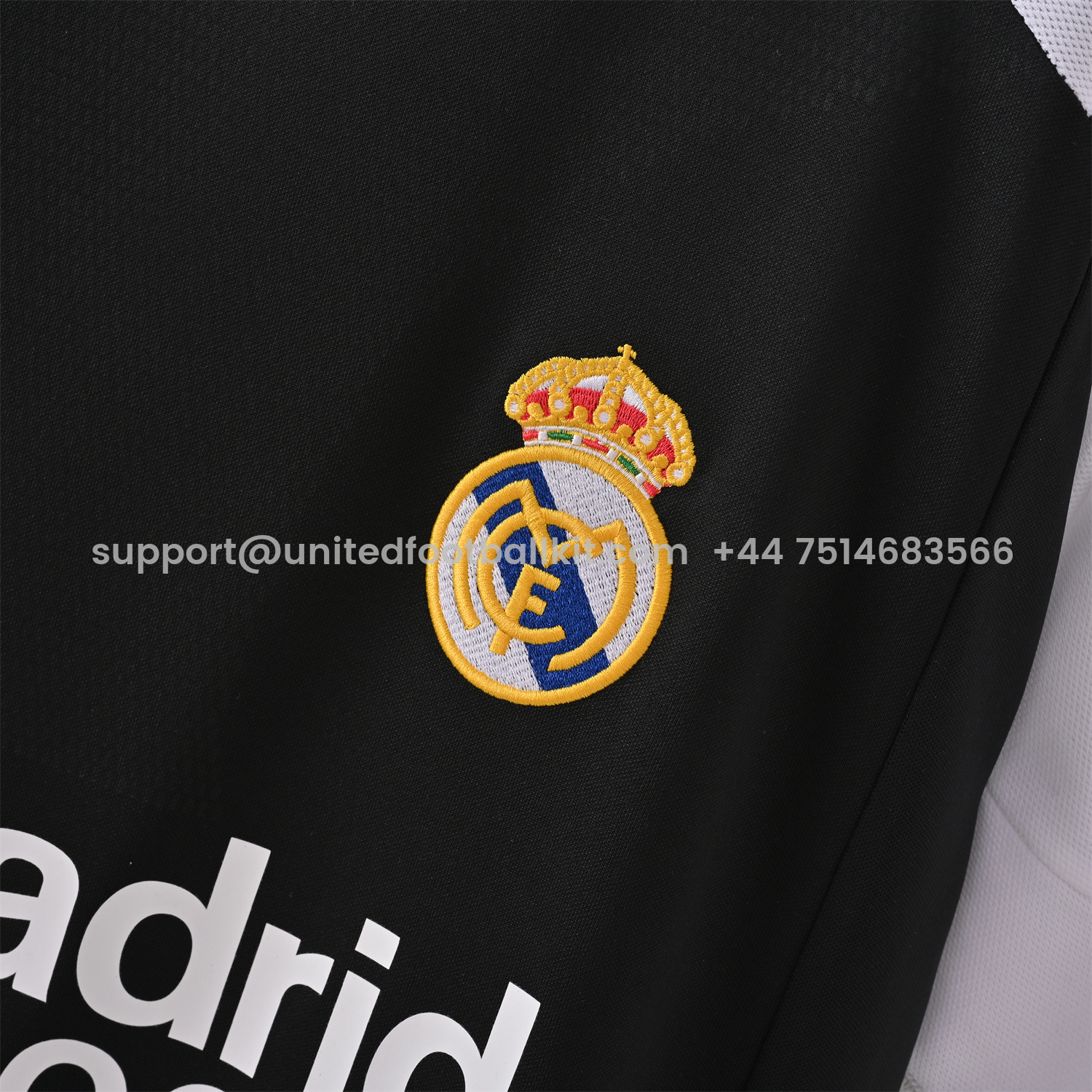 Unitedfootballkit.com | Retro Real Madrid 2001-02 Away Jersey -Customize Name, Number and Patch | Worldwide Shipping