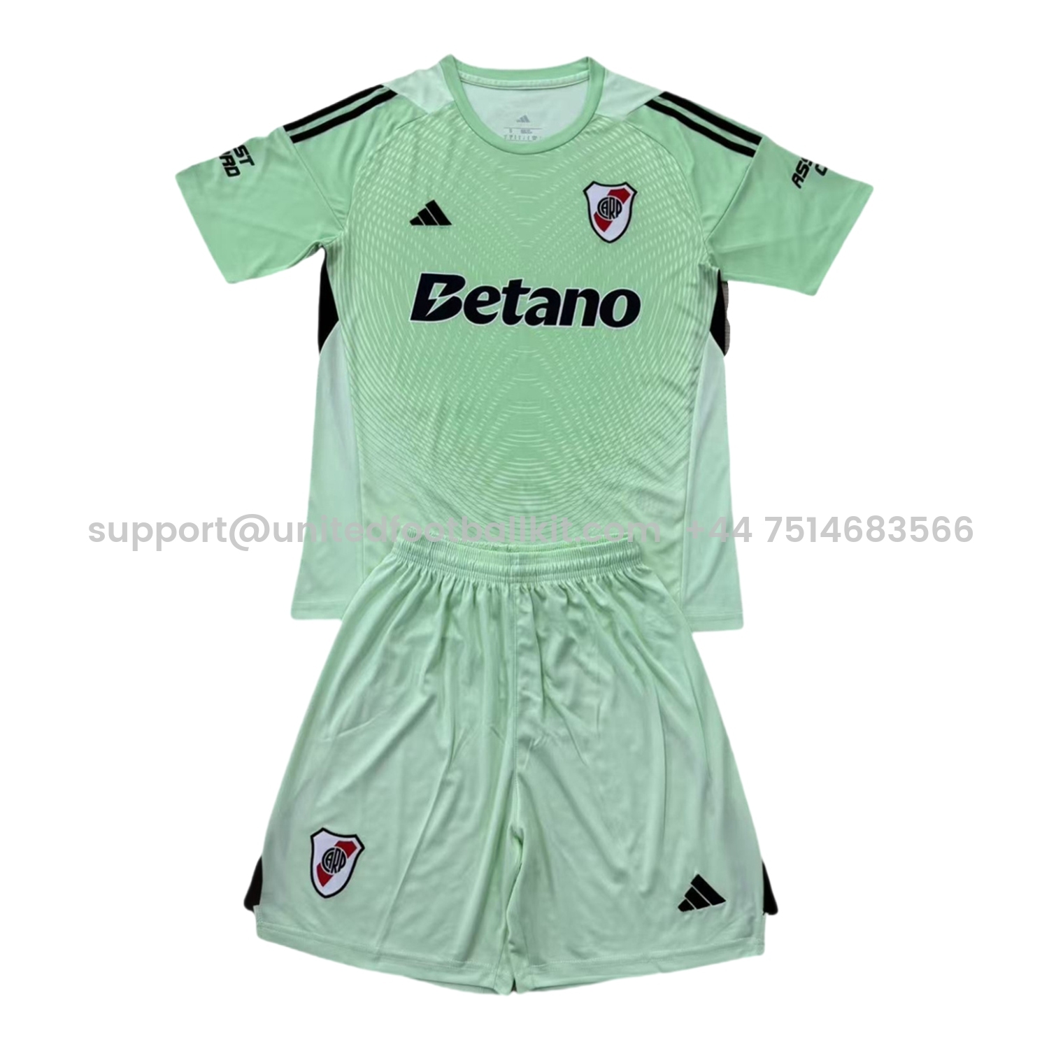 Unitedfootballkit.com | River Plate 25-26 Green Goalkeeper Men's Adult Jersey Set - Fans Version -Customize Name, Number and Patch | Worldwide Shipping