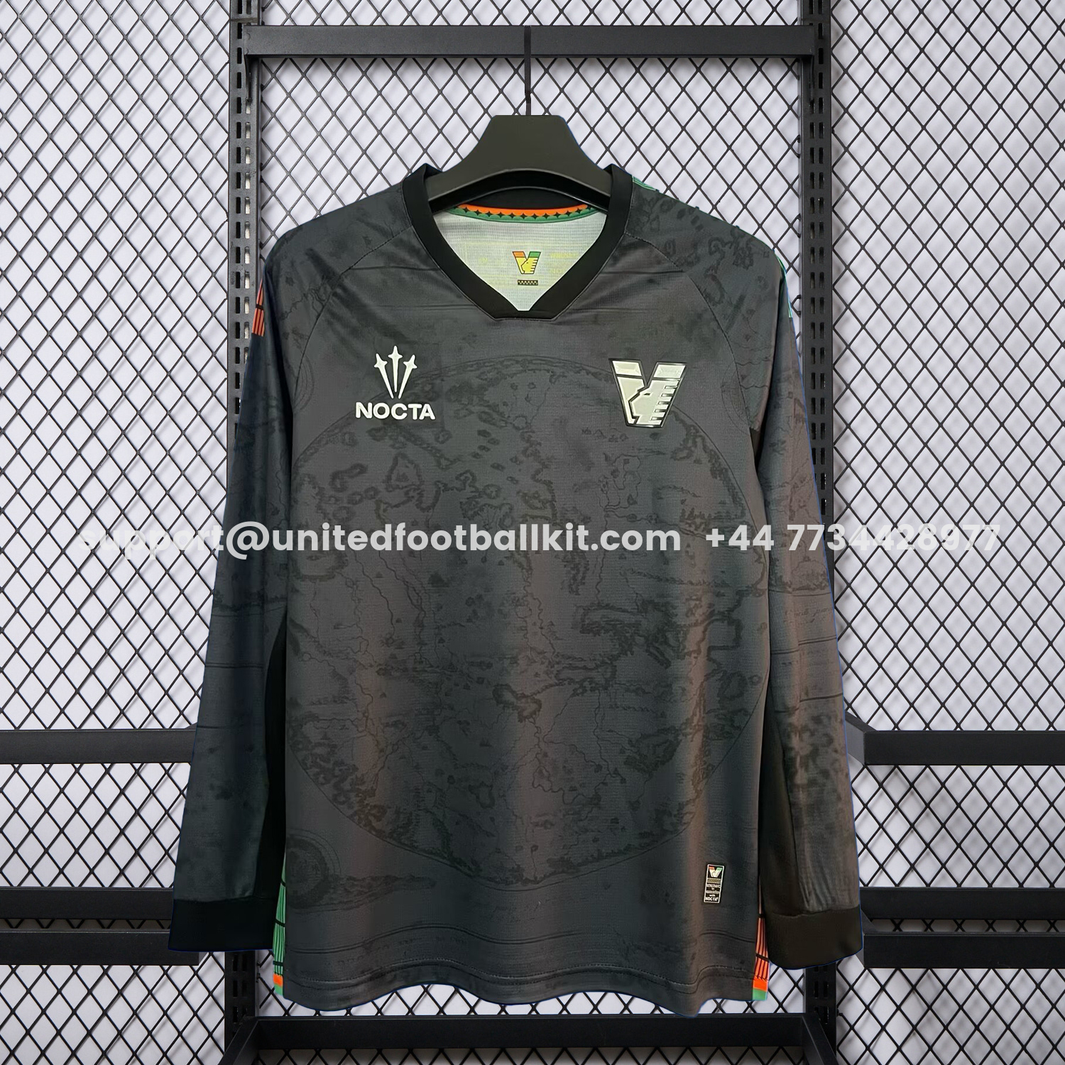 Unitedfootballkit.com | Venezia FC 25-26 Home Black Unsponsored Long Sleeves Jersey - Fans Version -Customize Name, Number and Patch | Worldwide Shipping