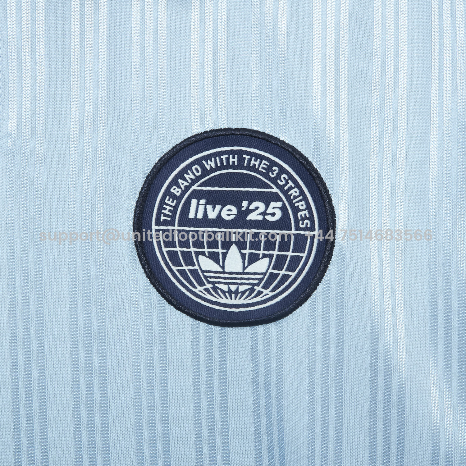 Unitedfootballkit.com | Bohemian 25-26 Oasis Originals Tour Light Blue Jersey With Number 25 - Fans Version -Customize Name, Number and Patch | Worldwide Shipping