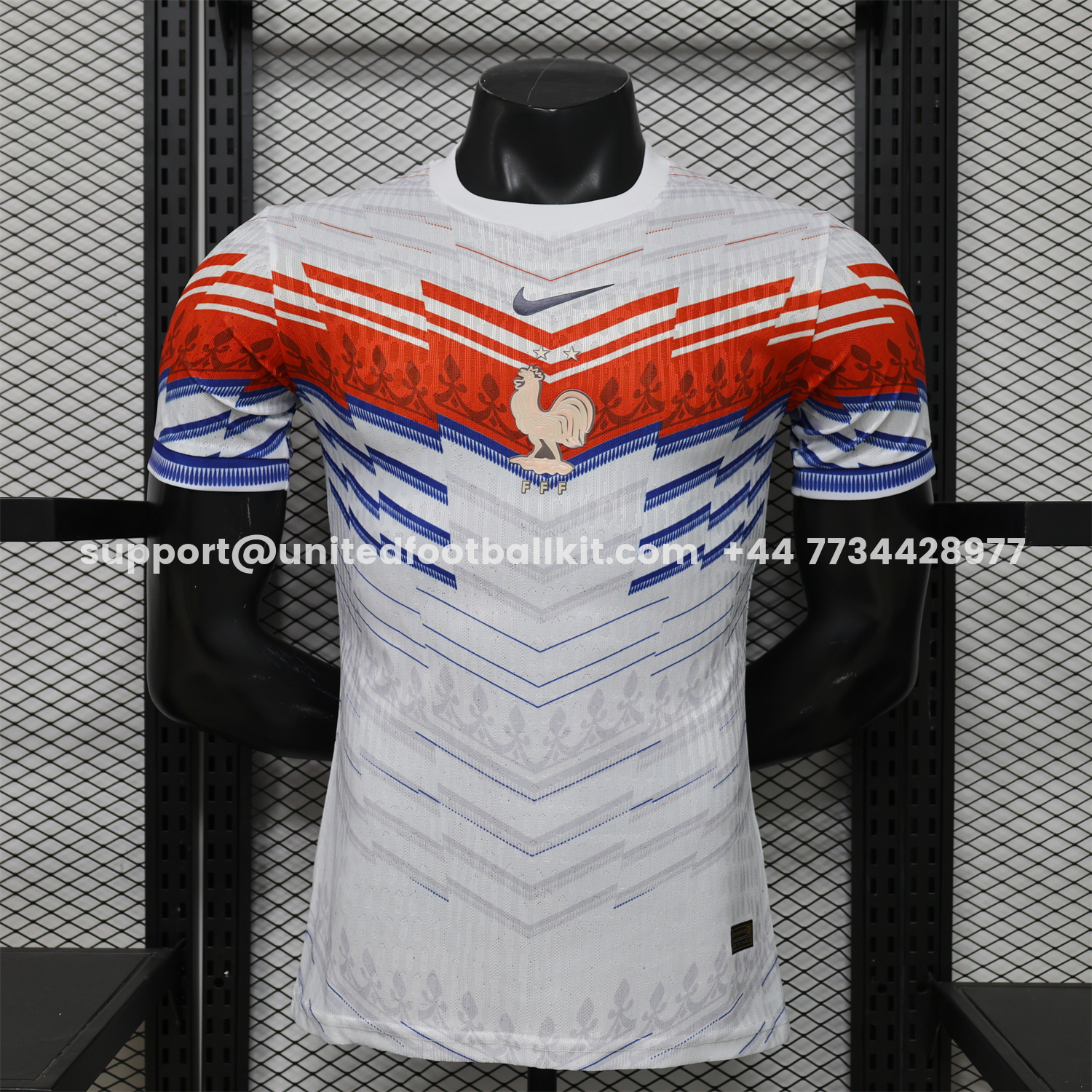 Unitedfootballkit.com | France 2026 Red And White Special Jersey - Player Version -Customize Name, Number and Patch | Worldwide Shipping