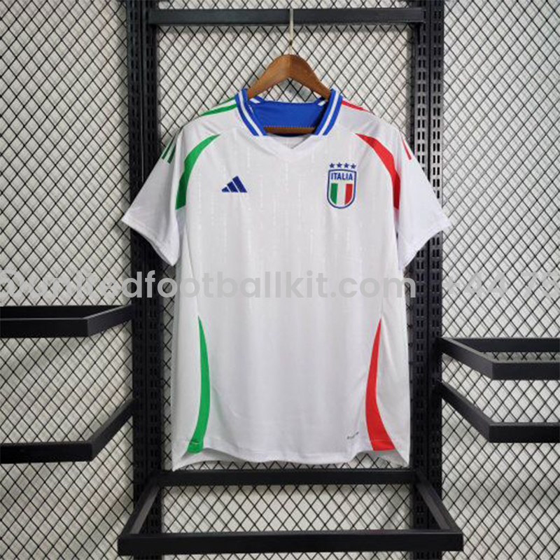 Unitedfootballkit.com | Italy 2024 Away Stadium Jersey - Fans Version -Customize Name, Number and Patch | Worldwide Shipping
