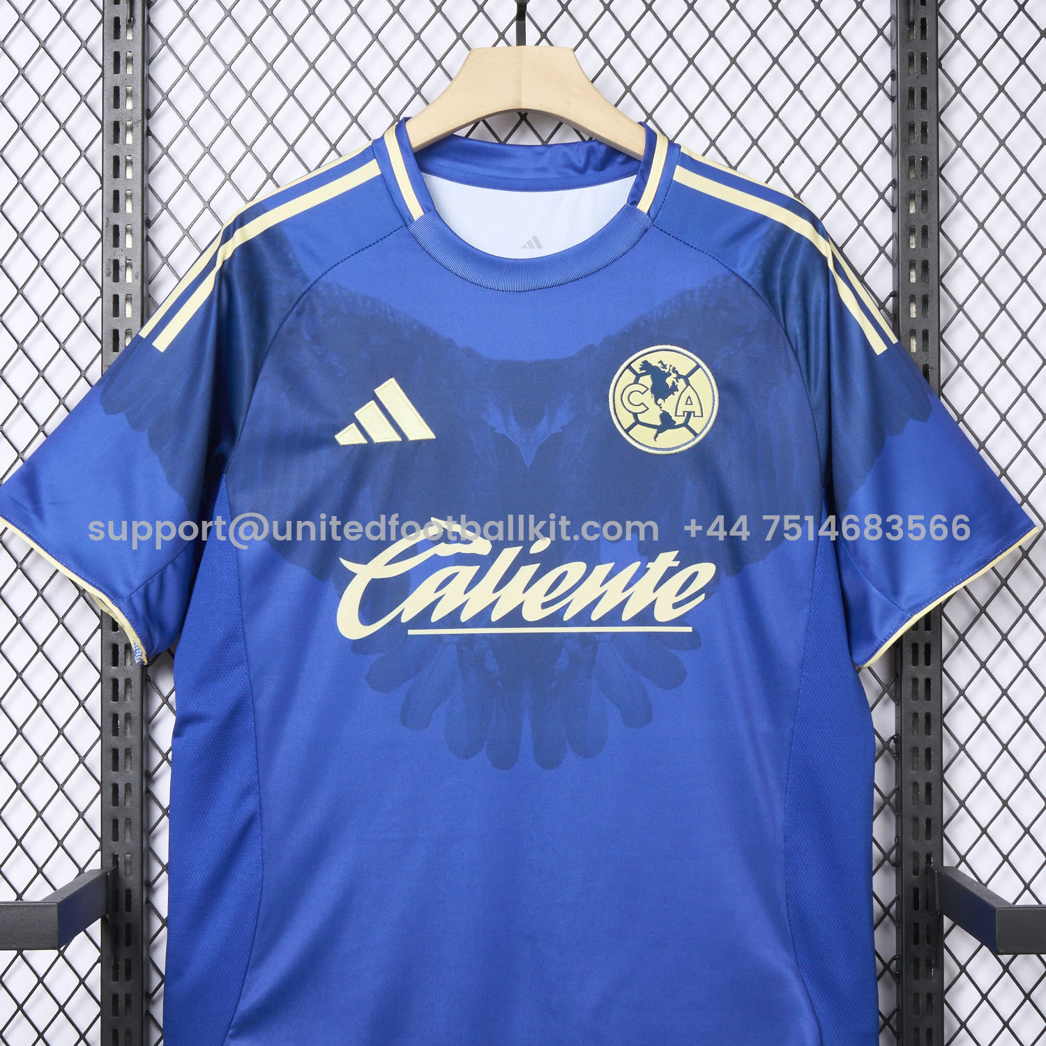 Unitedfootballkit.com | Club América 25-26 Blue Eagle Pattern Special Edition Jersey - Fans Version -Customize Name, Number and Patch | Worldwide Shipping