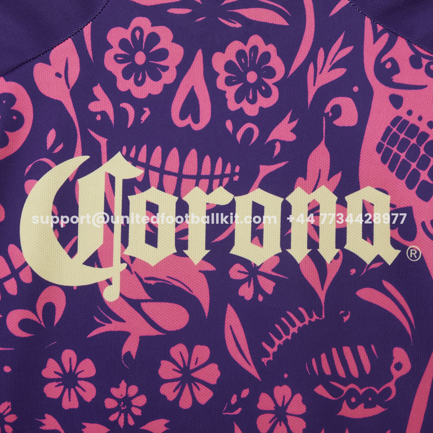 Unitedfootballkit.com | Club América 25-26 Día de Muertos Purple Jersey - Fans Version -Customize Name, Number and Patch | Worldwide Shipping