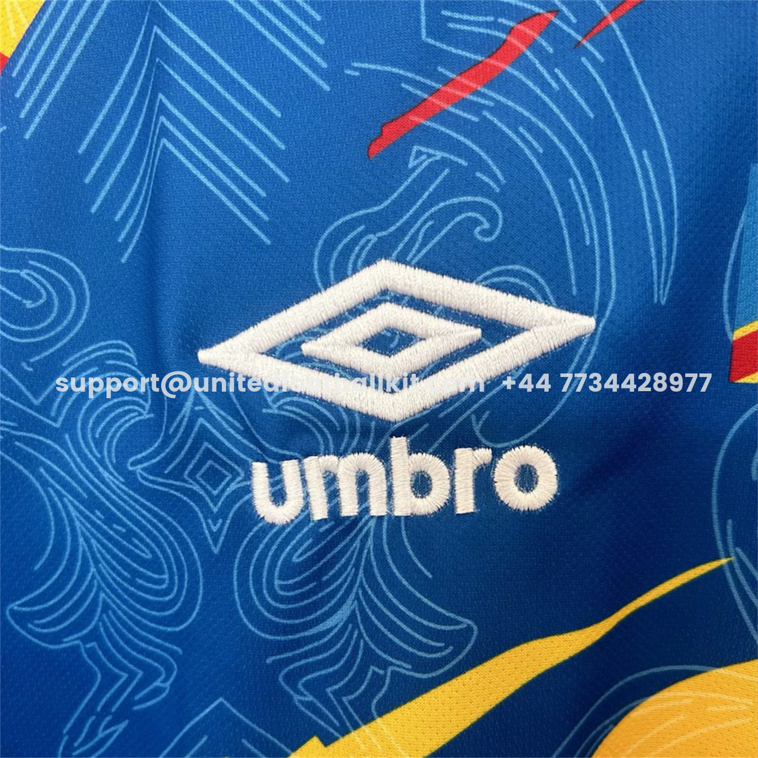 Unitedfootballkit.com | Congo 2026 Blue And Red Special Jersey - Fans Version -Customize Name, Number and Patch | Worldwide Shipping