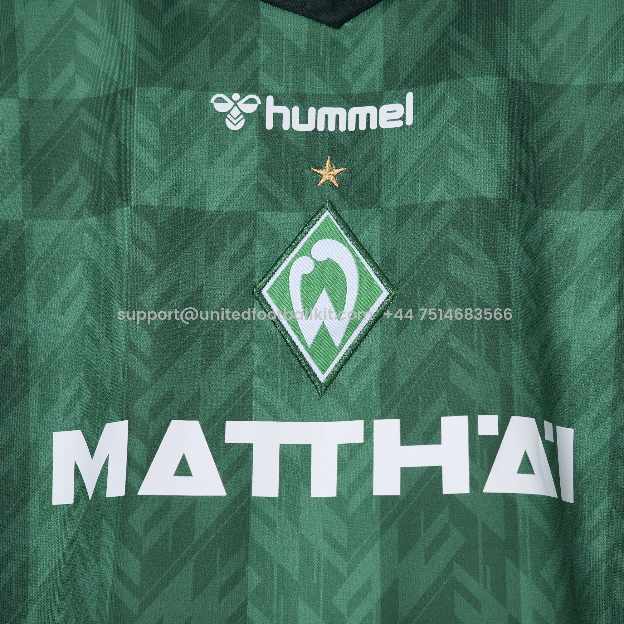 Unitedfootballkit.com | Werder Bremen 24-25 Home Stadium Kids Kit -Customize Name, Number and Patch | Worldwide Shipping