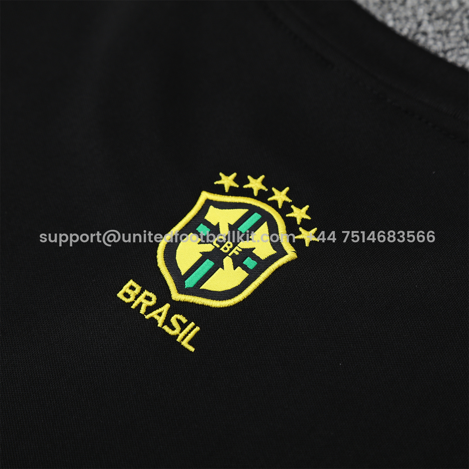 Unitedfootballkit.com | Brazil 25-26 Green Jesus Statue Short-Sleeve Training Set - Green Top & Black Shorts -Customize Name, Number and Patch | Worldwide Shipping